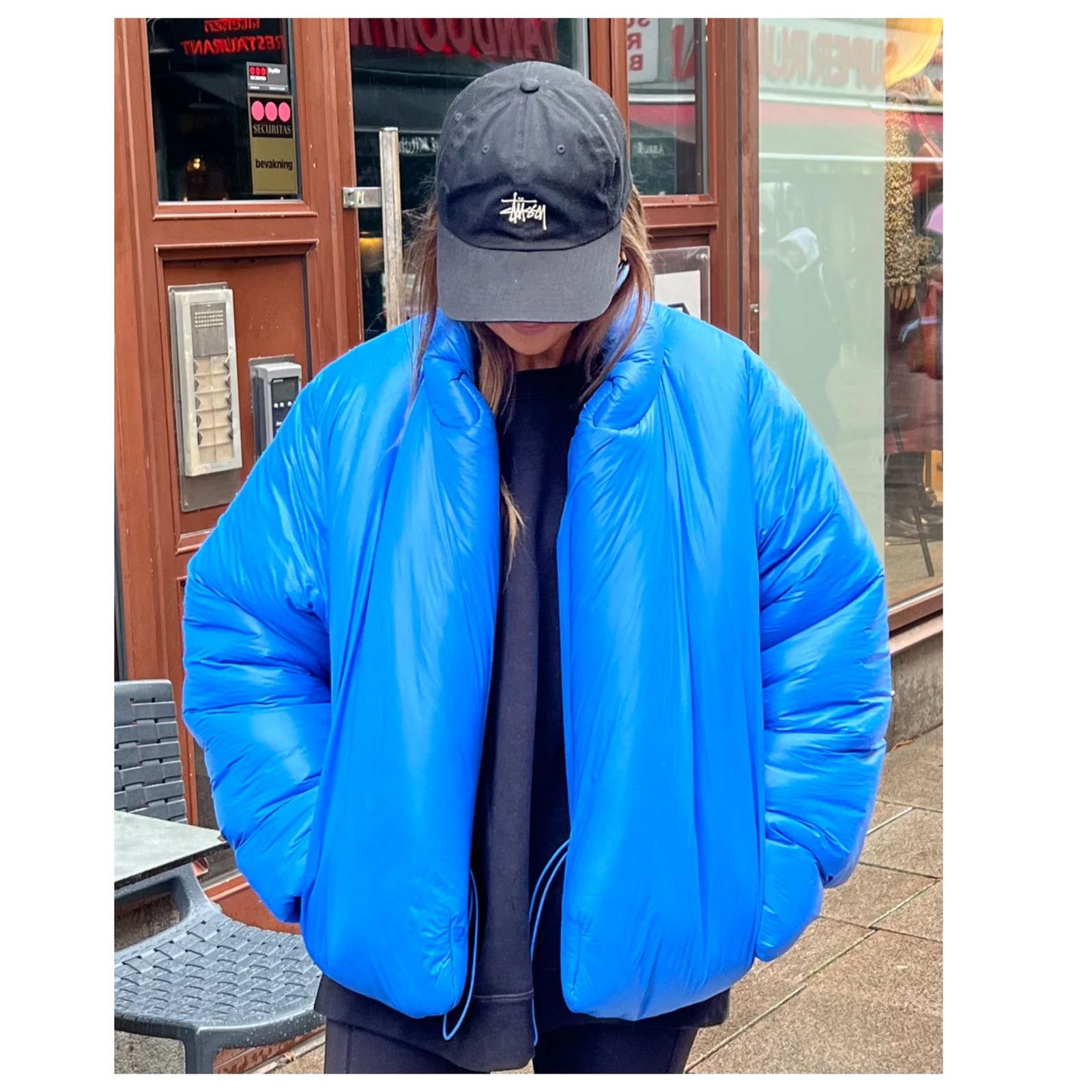 Gap YEEZY X GAP ROUND Cropped Jacket blue Puffer Kanye West (M) Size US M / EU 48-50 / 2 - 1 Thumbnail