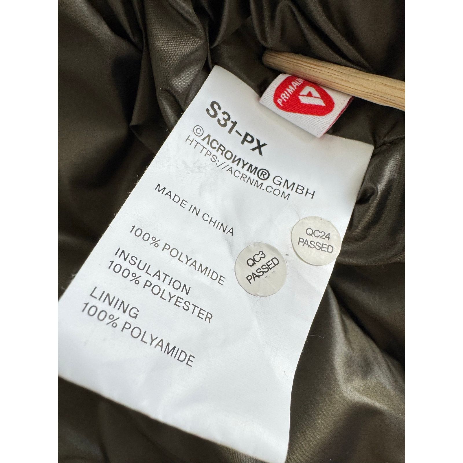 Acronym ACRONYM S31-PX Hooded Insulated Jacket Size US XL / EU 56 / 4 - 7 Thumbnail