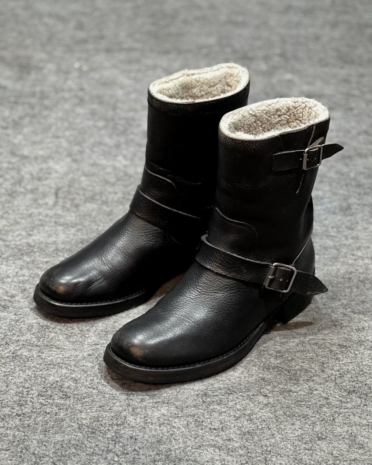 Maison Margiela Maison Margiela Shearing Lining Biker boot Size US 9.5 / EU 42-43 - 1 Thumbnail