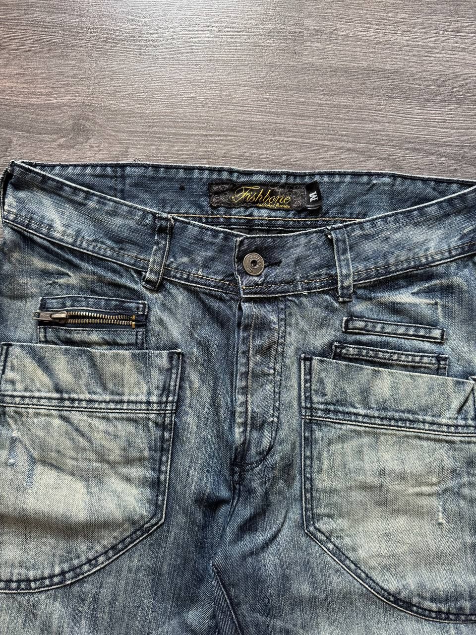 Ecko Unltd. Vintage Fishbone denim long shorts rap y2k Size US 30 / EU 46 - 6 Thumbnail