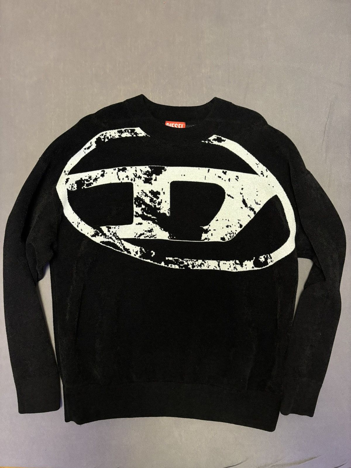 Diesel Diesel K-Tria Sweatshirt with distressed oval D Size US S / EU 44-46 / 1 - 1 Thumbnail