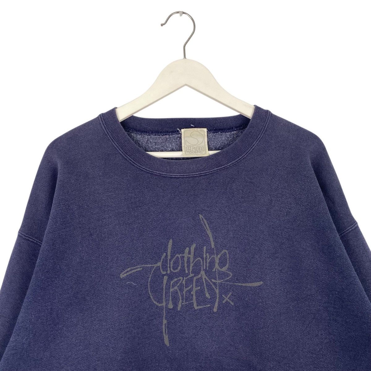 Designer × Vintage Vintage Green Clothing Crewneck Sweatshirt Navy Blue Size US L / EU 52-54 / 3 - 4 Thumbnail