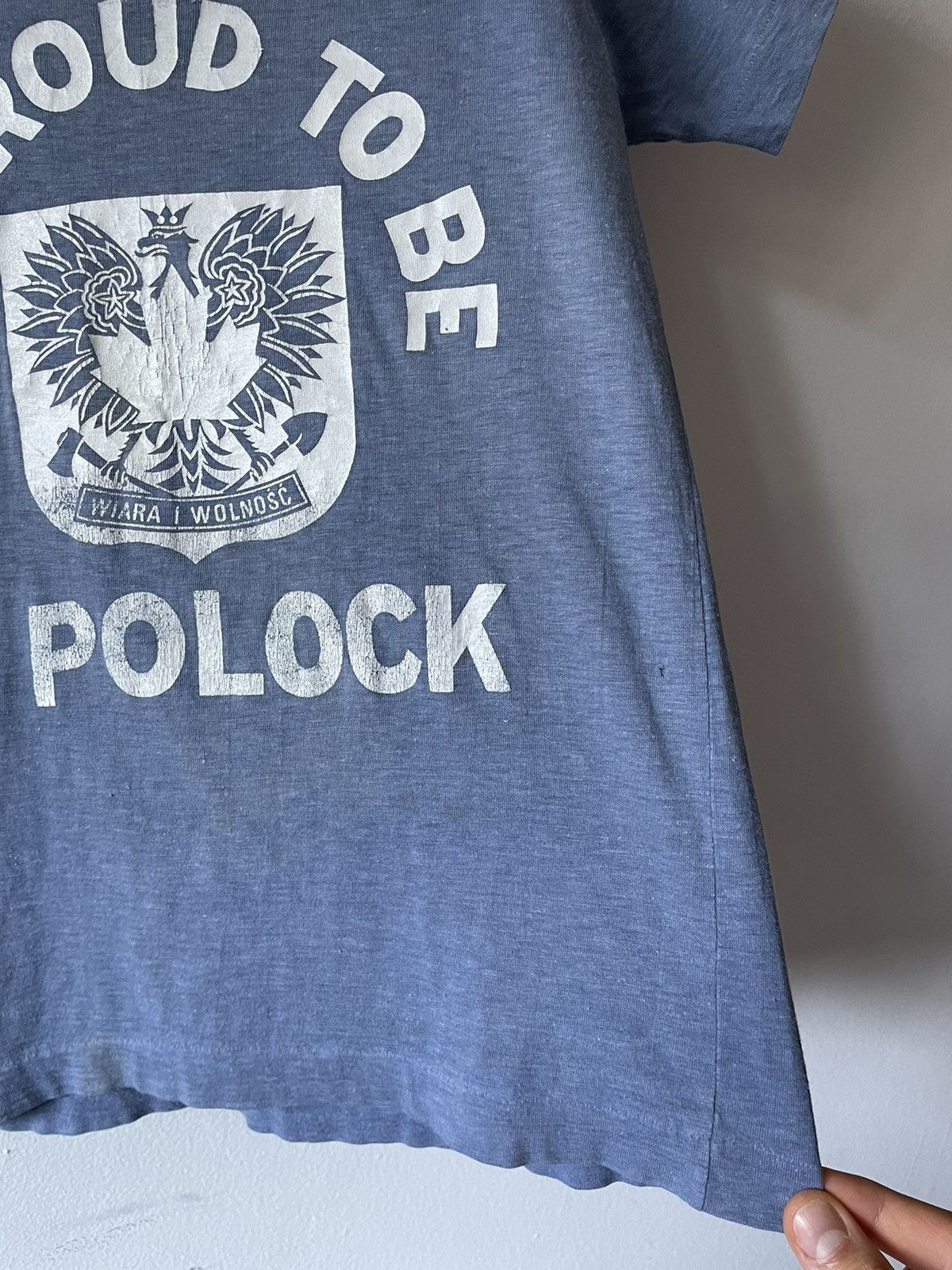 Vintage Vintage 70s Proud to be a Polock Polish tee Size US XXS / EU 40 - 6 Thumbnail