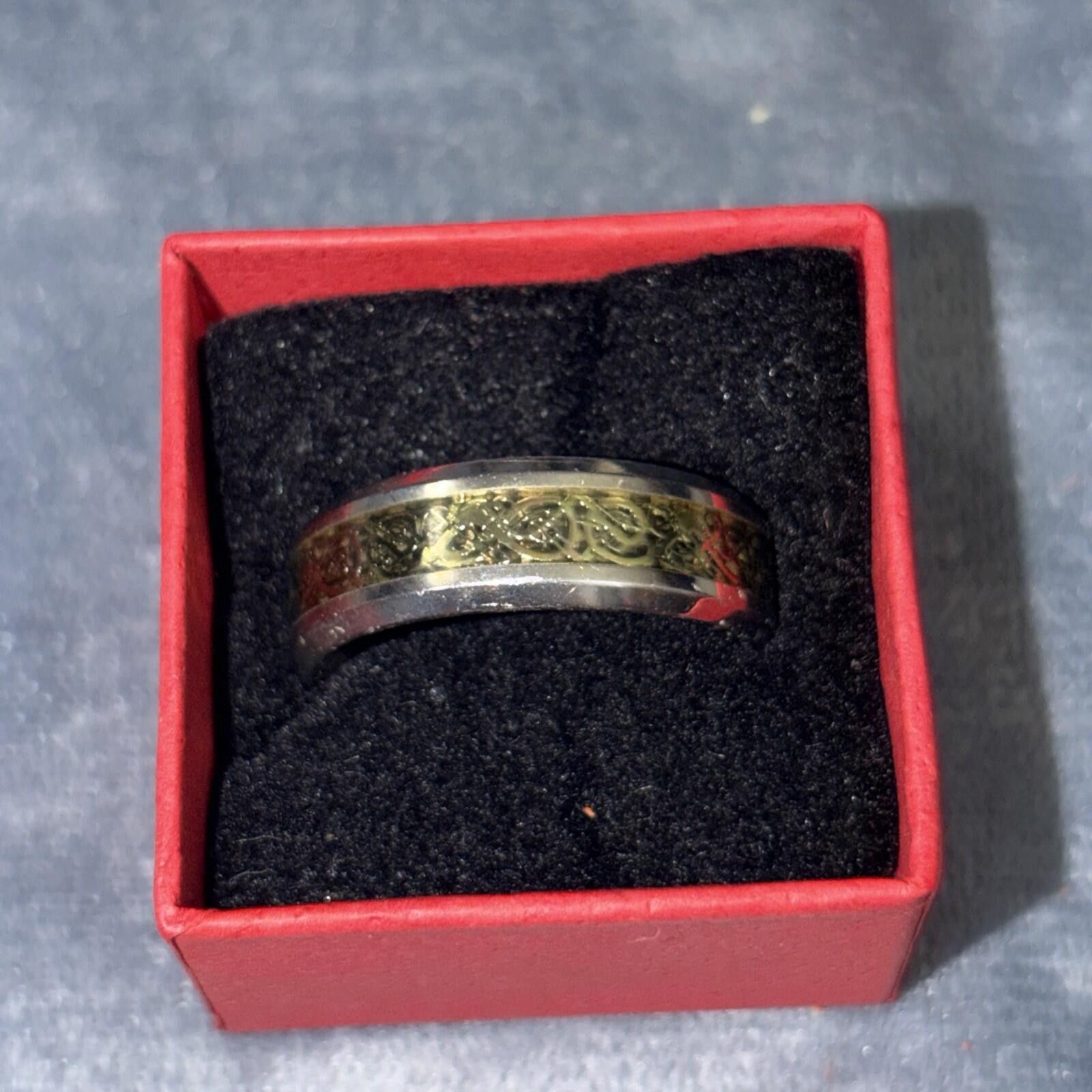The Unbranded Brand Tungsten Celtic Men’s Band Ring Size ONE SIZE - 1 Thumbnail