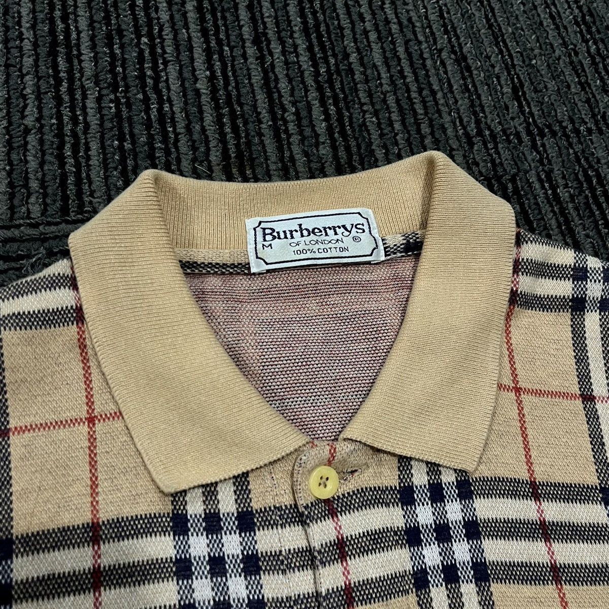 Burberry vintage burberry nova check polo shirt longsleeve Size US M / EU 48-50 / 2 - 3 Thumbnail