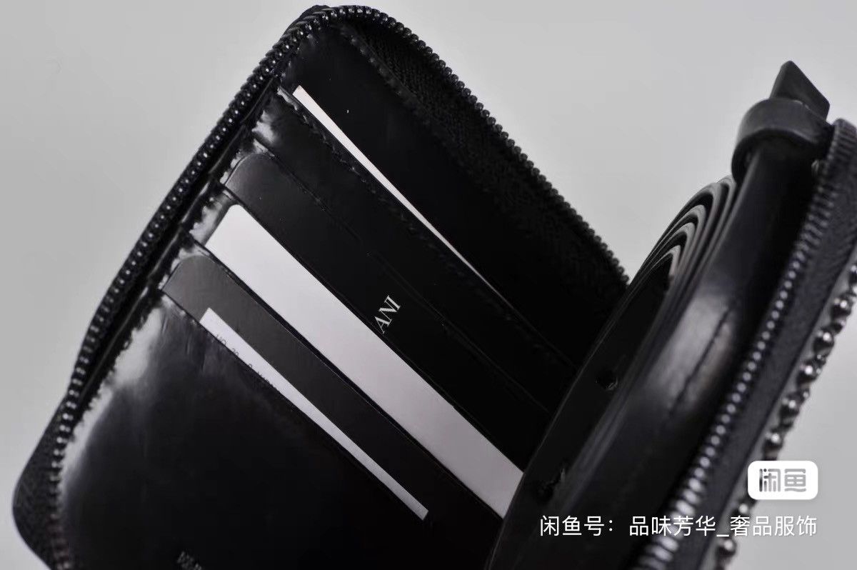 Emporio Armani EMPORIO ARMANI leather studed wallet bag dior prada Size ONE SIZE - 4 Thumbnail