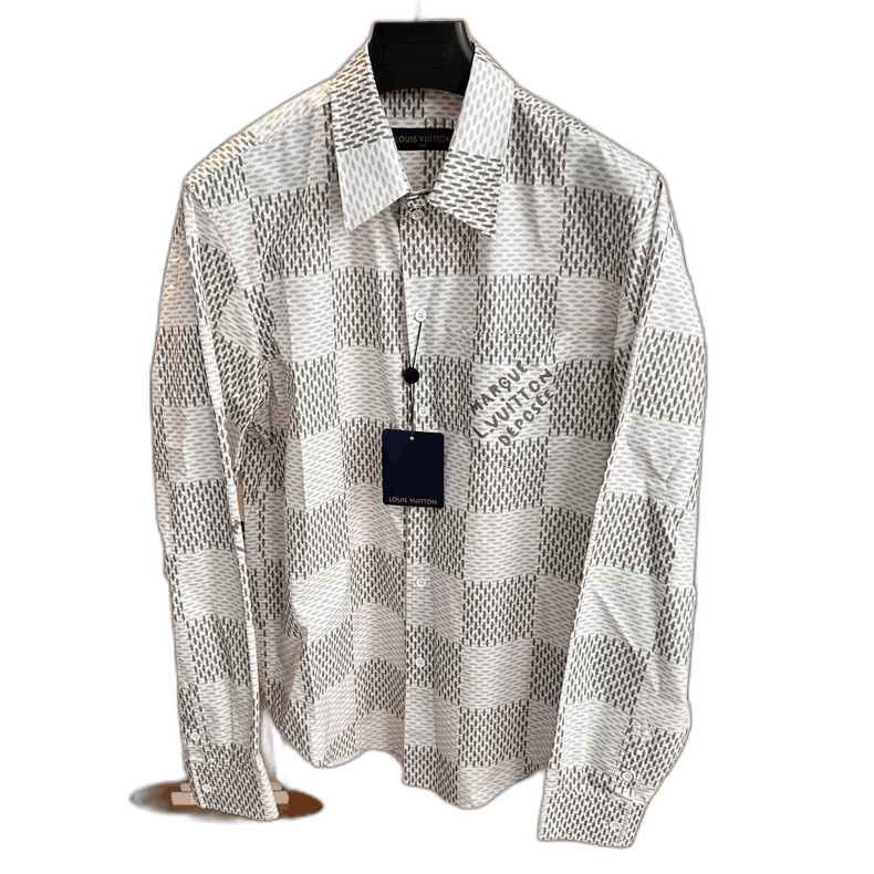 Louis Vuitton Louis Vuitton New Checkerboard Shirt L Size Size US L / EU 52-54 / 3 - 1 Thumbnail