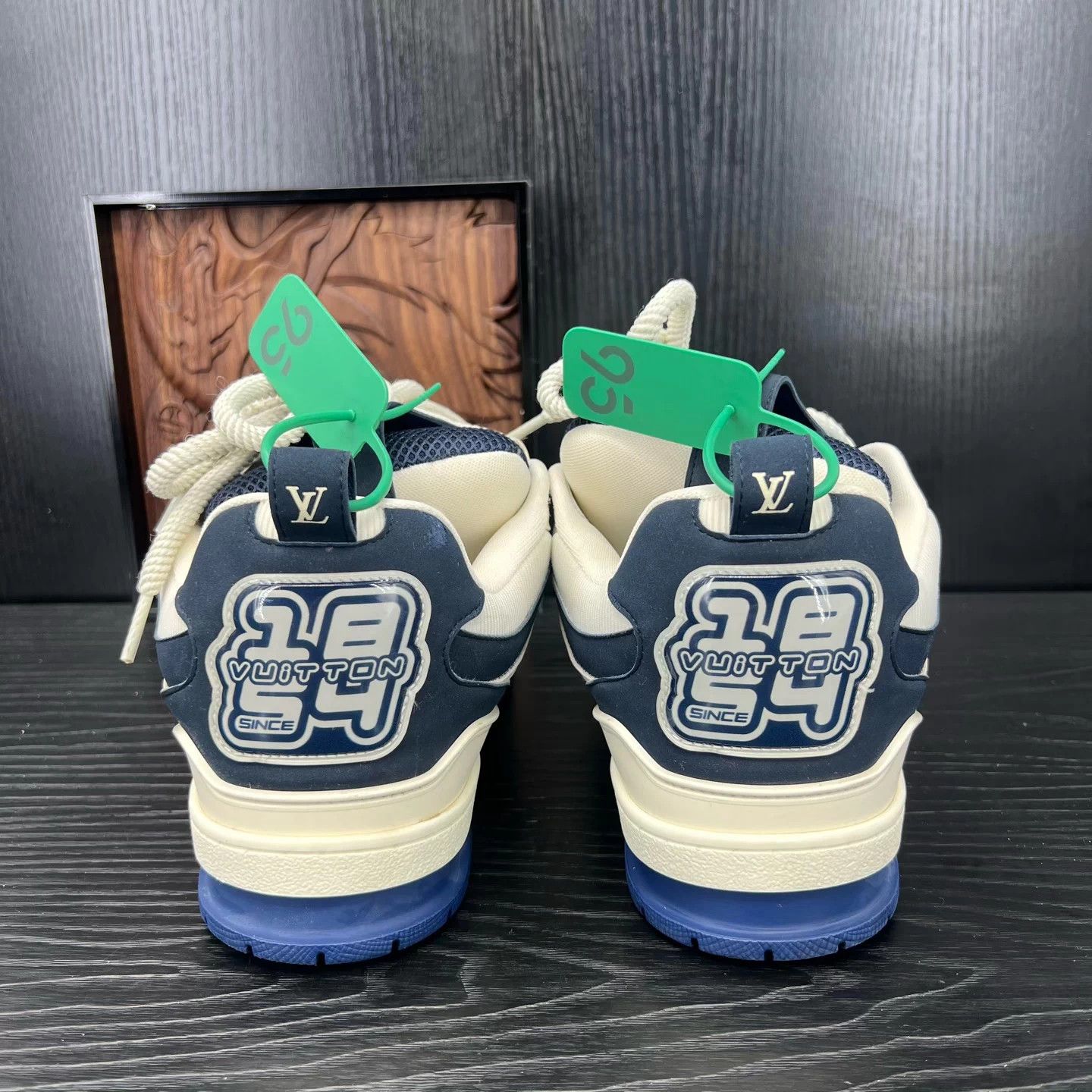 Louis Vuitton LV Skate Blue/White US8.5/42.5 New Original Box Size US 8.5 / EU 41-42 - 5 Thumbnail