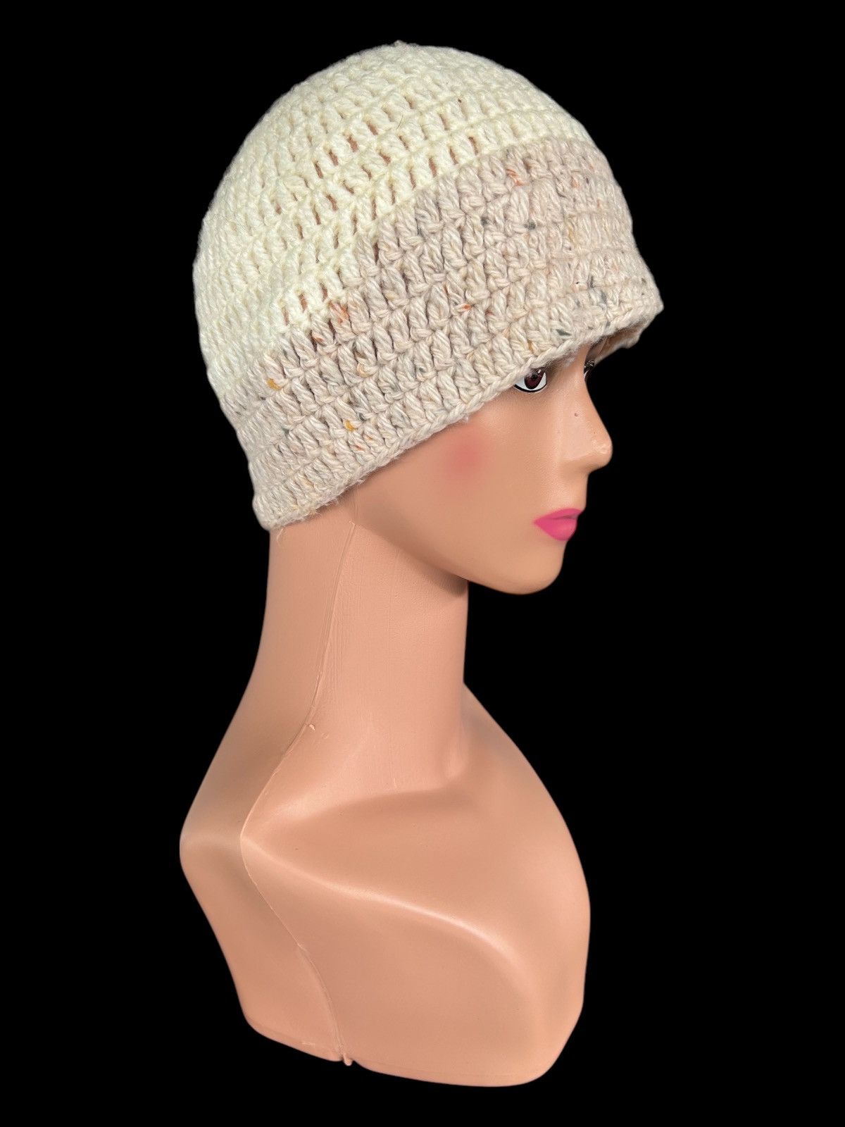 Japanese Brand × Kapital × Vintage Crochet Knitted Handmade Beanie Hats Size ONE SIZE - 1 Thumbnail
