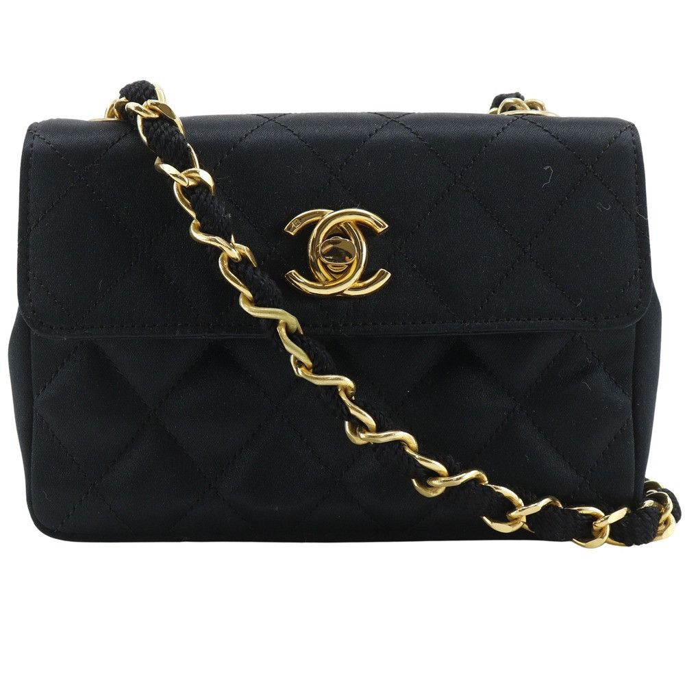 Chanel Chanel Chanel Mini Chain Shoulder Bag Satin Shoulder Bag Others Shoulder Bag DUTY FREE for USA Size ONE SIZE - 1 Thumbnail