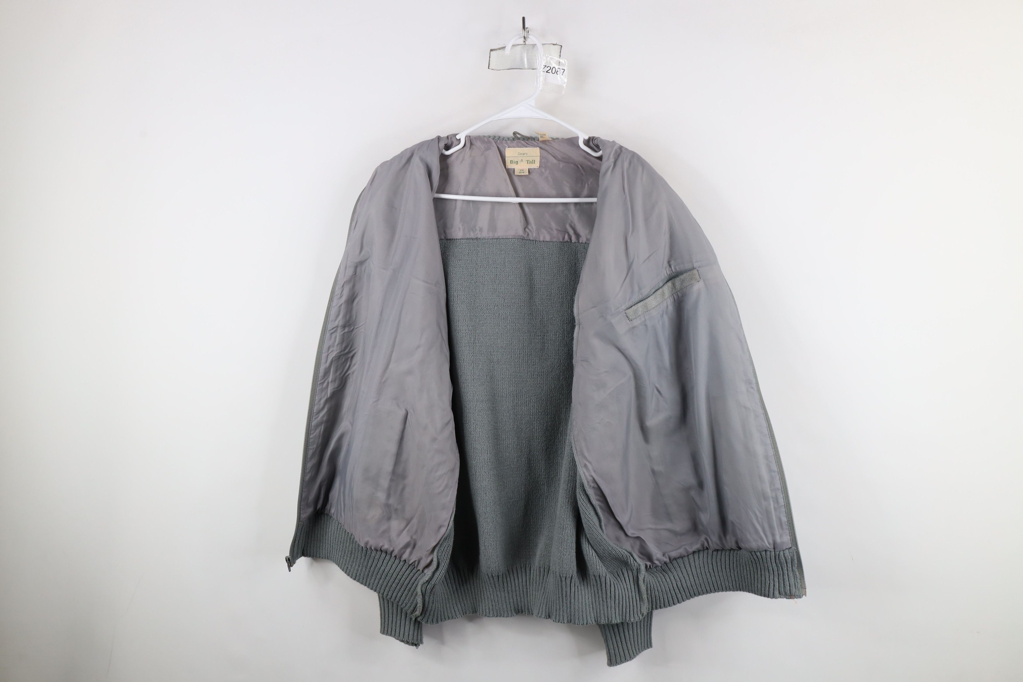 Vintage Vintage 70s Streetwear Knit Full Zip Sweater Jacket Swacket Size US XXL / EU 58 / 5 - 6 Thumbnail