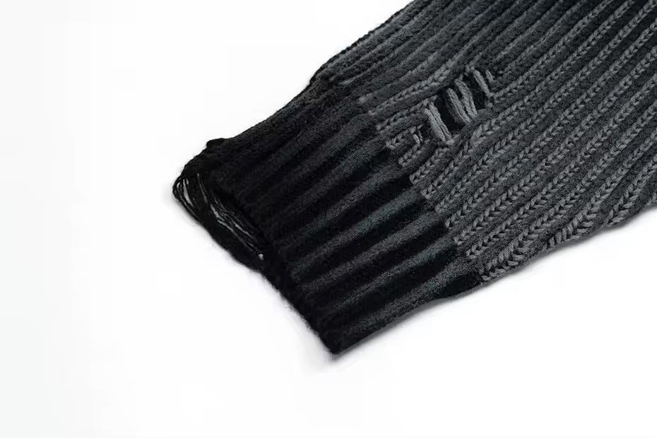 Other Retro Distressed Hole Knitted Hip Hop Vintage Sweater Size US M / EU 48-50 / 2 - 6 Thumbnail