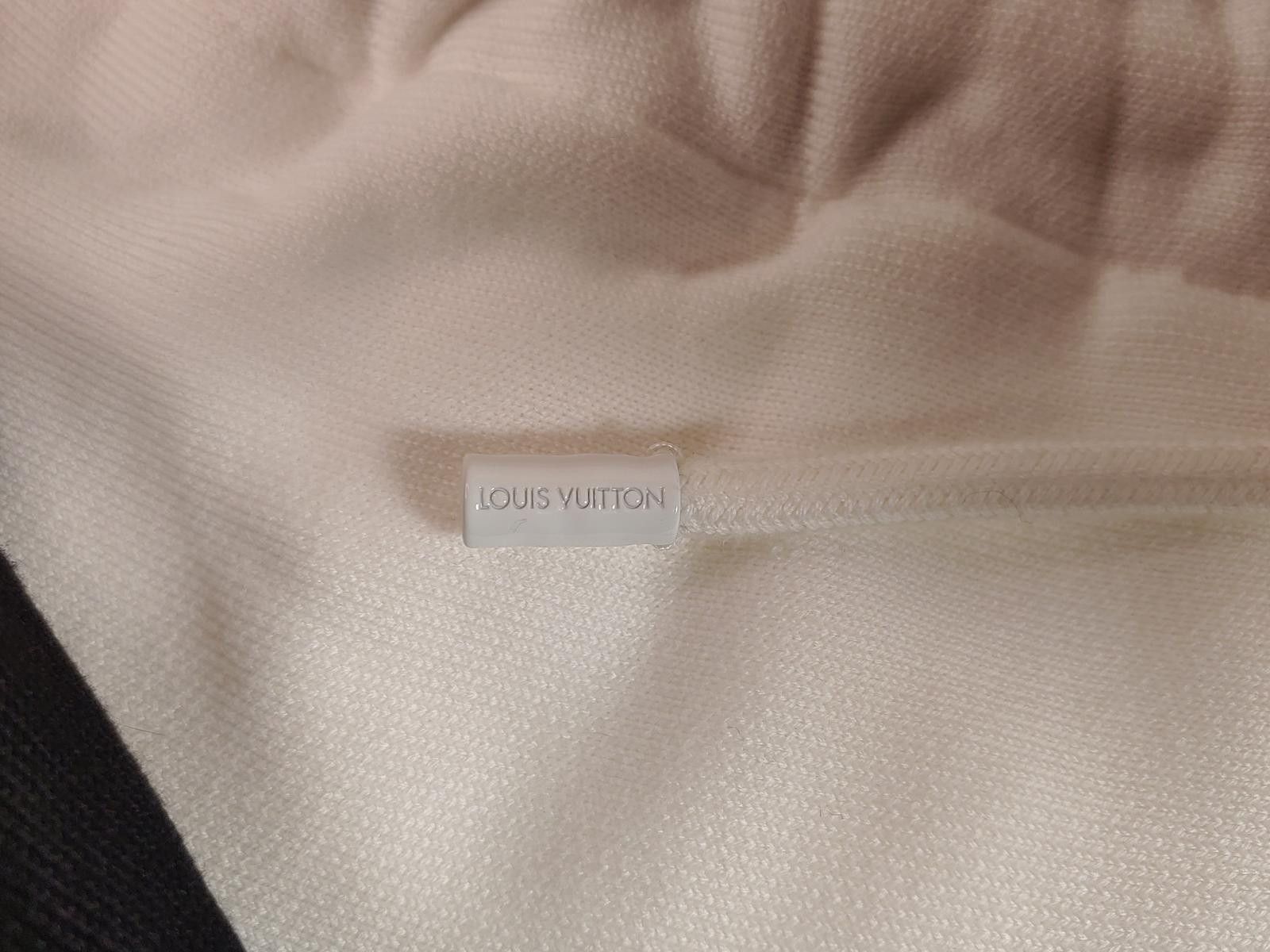 Louis Vuitton Louis Vuitton Monogram Circle Cut Hoodie in White/Blue/Black Size US XL / EU 56 / 4 - 3 Thumbnail