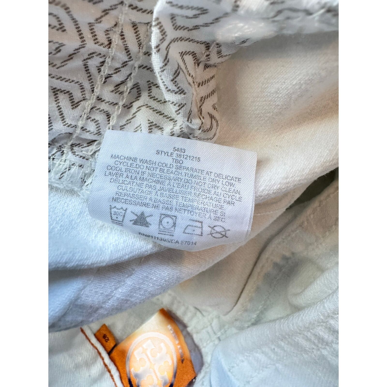 Tory Burch Tory Burch Super Skinny White Jeans - 28 Size 28" / US 6 / IT 42 - 2 Thumbnail