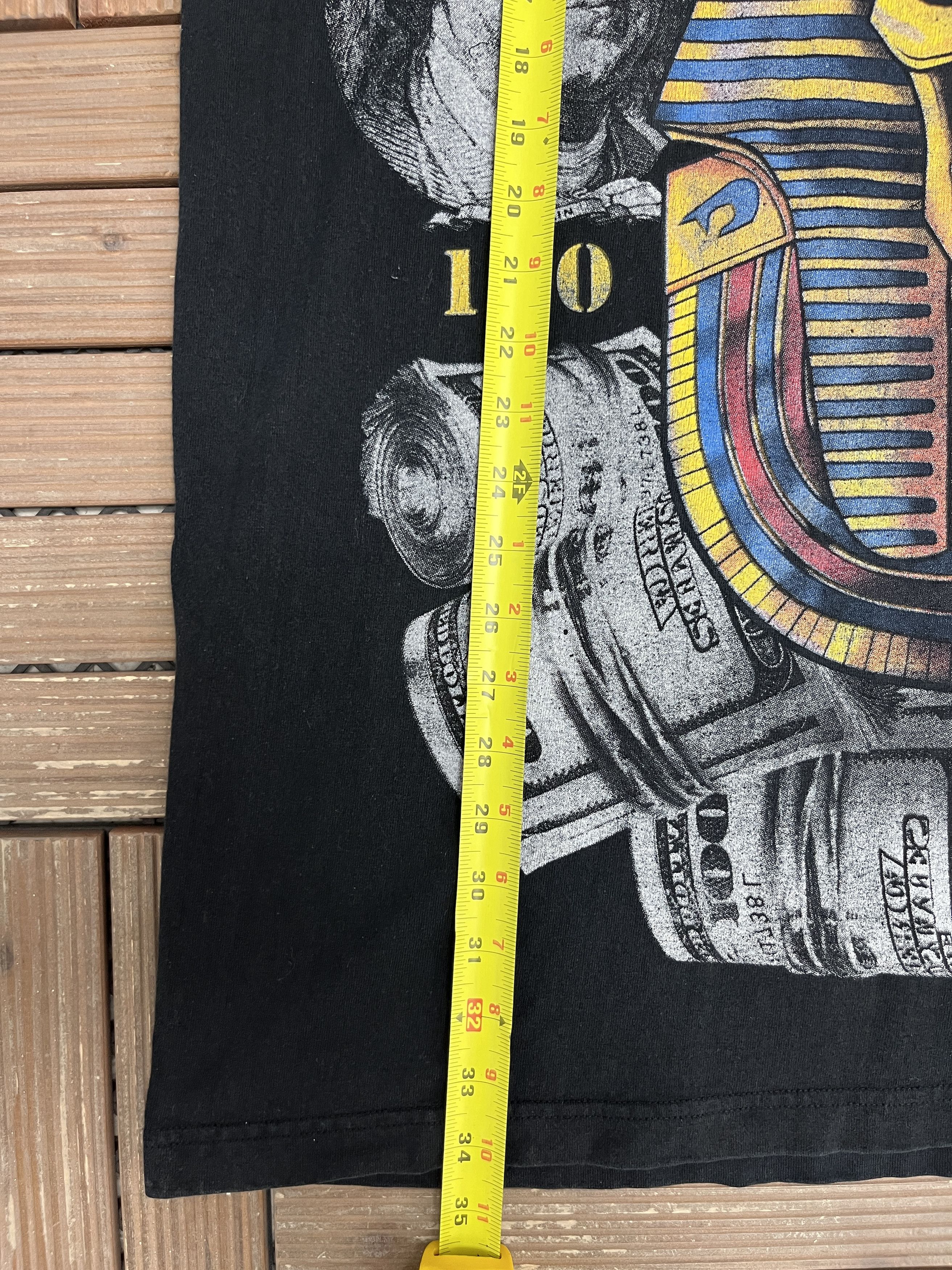 Vintage Pharaoh Money Vintage Black T-Shirt Tee Size US XXL / EU 58 / 5 - 7 Thumbnail