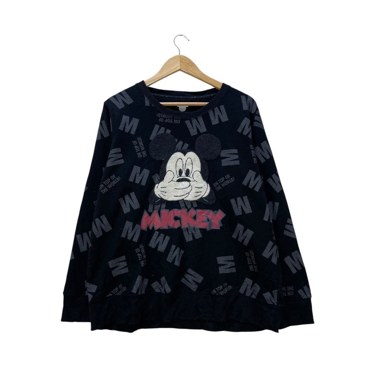 Mickey Mouse 💥 Disney Mickey Mouse Fullprint Crewneck Sweatshirt Size US M / EU 48-50 / 2 - 1 Thumbnail