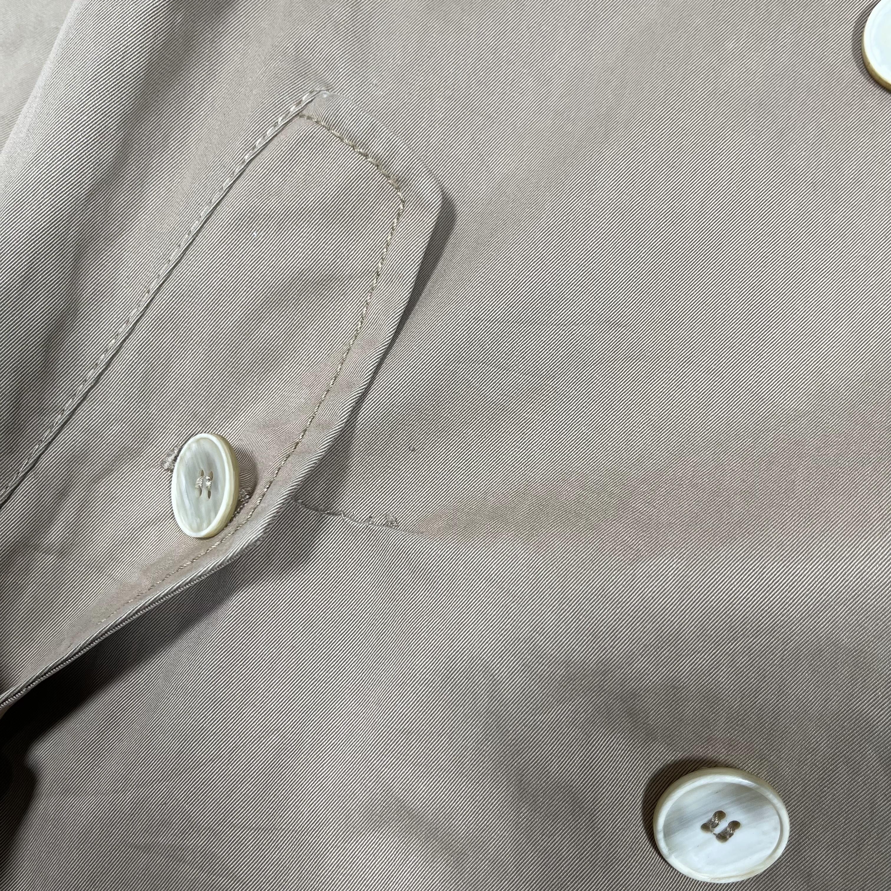 Loewe Trench Double Breasted Trench Coat Vintage 1980s