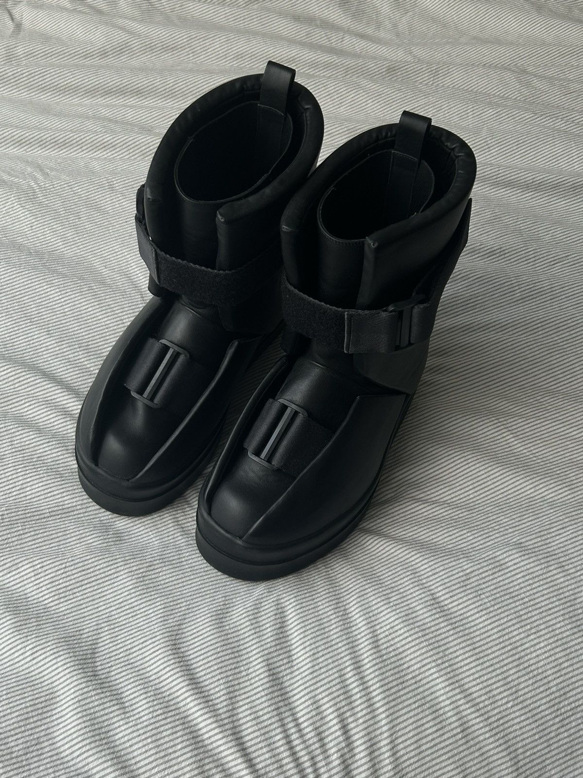 Rick Owens Rick Owens Black Splint Boots Size US 10.5 / EU 43-44 - 8 Thumbnail