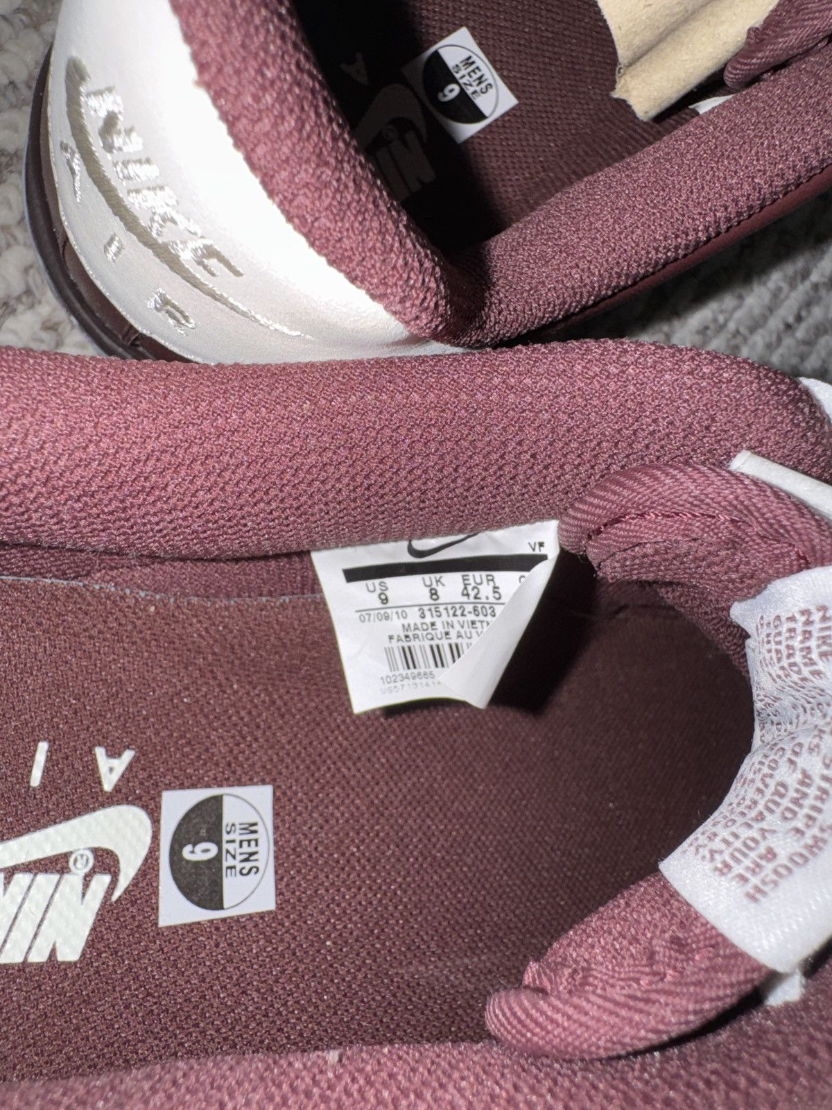 Nike Nike Air Force 1 ’07 “Brick Red / Sail” US 9 Size US 9 / EU 42 - 7 Thumbnail