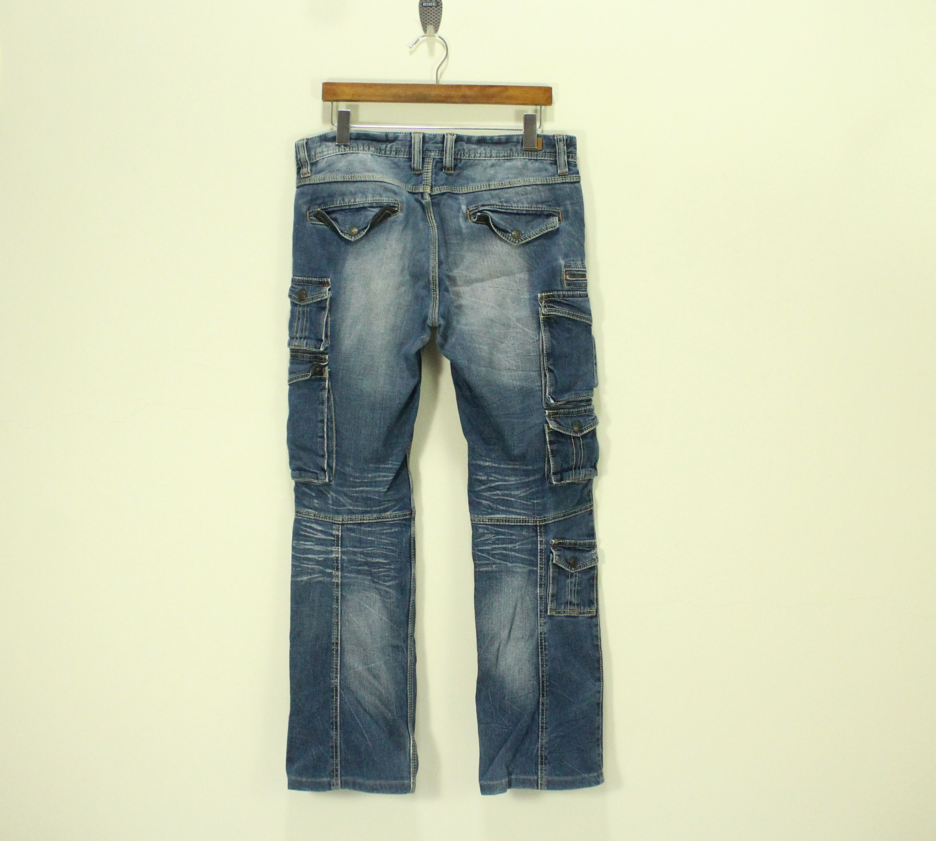 If Six Was Nine SICK 🔥 13 Pockets NICOLE CLUB FOR MEN Denim Stretchy Size US 33 - 11 Thumbnail