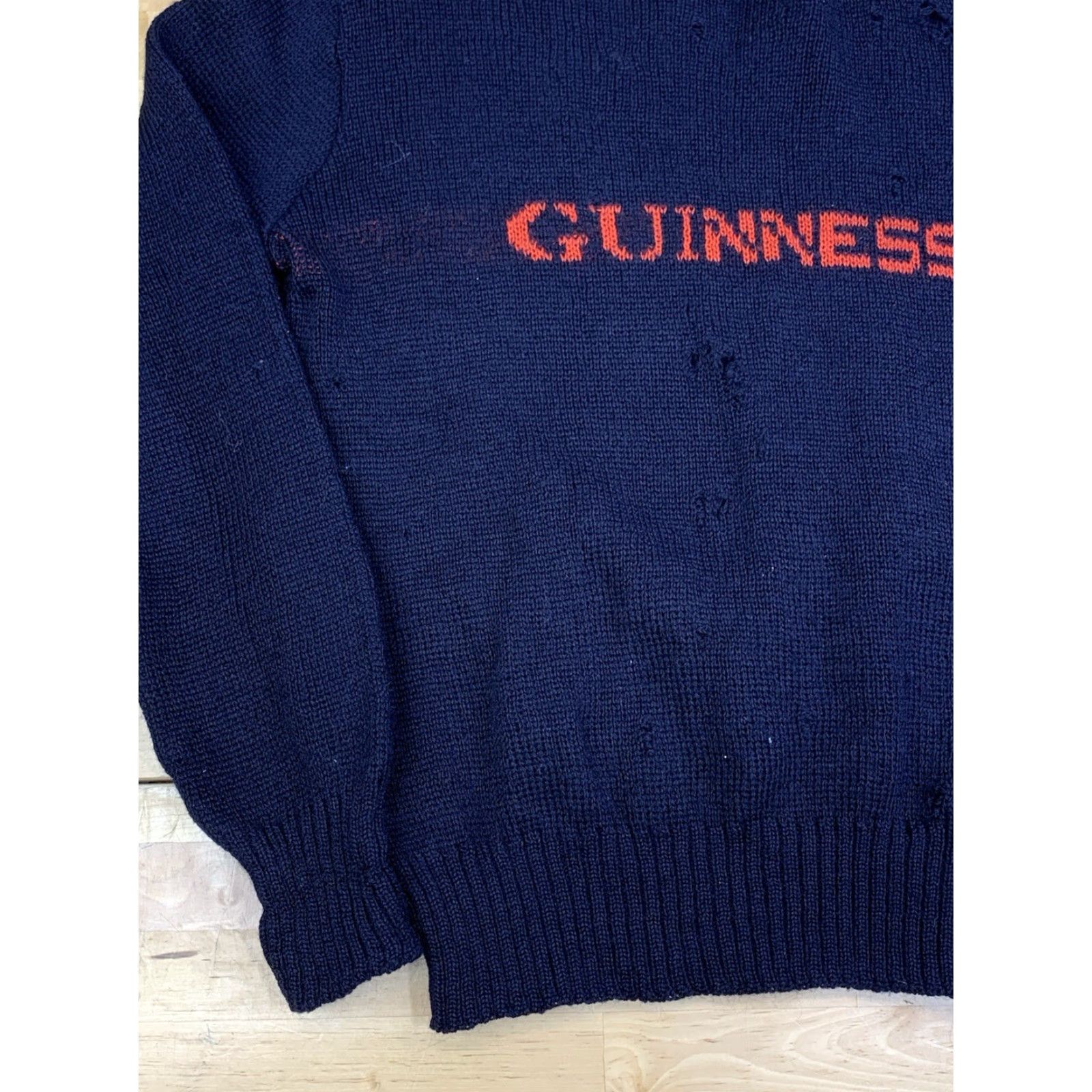 Vintage Blarney Castle Wool Sweater Mens L Blue Distress Pullover 12624 Size US L / EU 52-54 / 3 - 4 Thumbnail