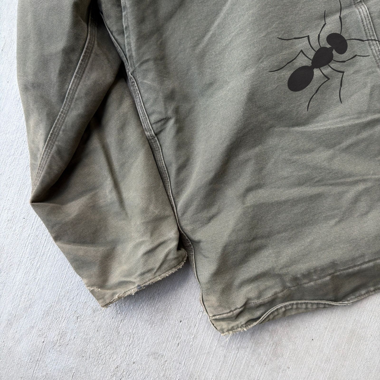 Carhartt × Vintage Carhartt C61 ARG green chore Sherpa work wear jacket Size US L / EU 52-54 / 3 - 7 Thumbnail