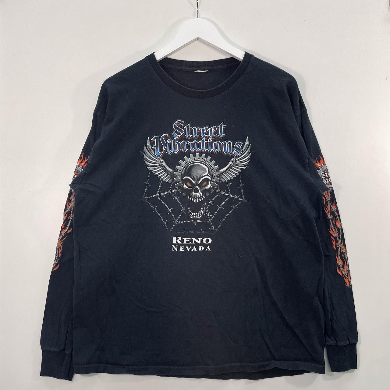 Vintage Reno Nevada Motorcycle Long Sleeve Size US L / EU 52-54 / 3 - 1 Thumbnail