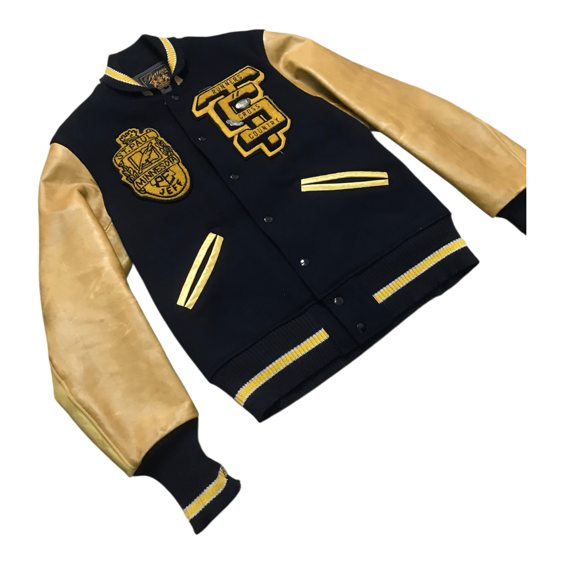 Beams Plus Beams USED ZIP LEATHER JKT size M | Grailed