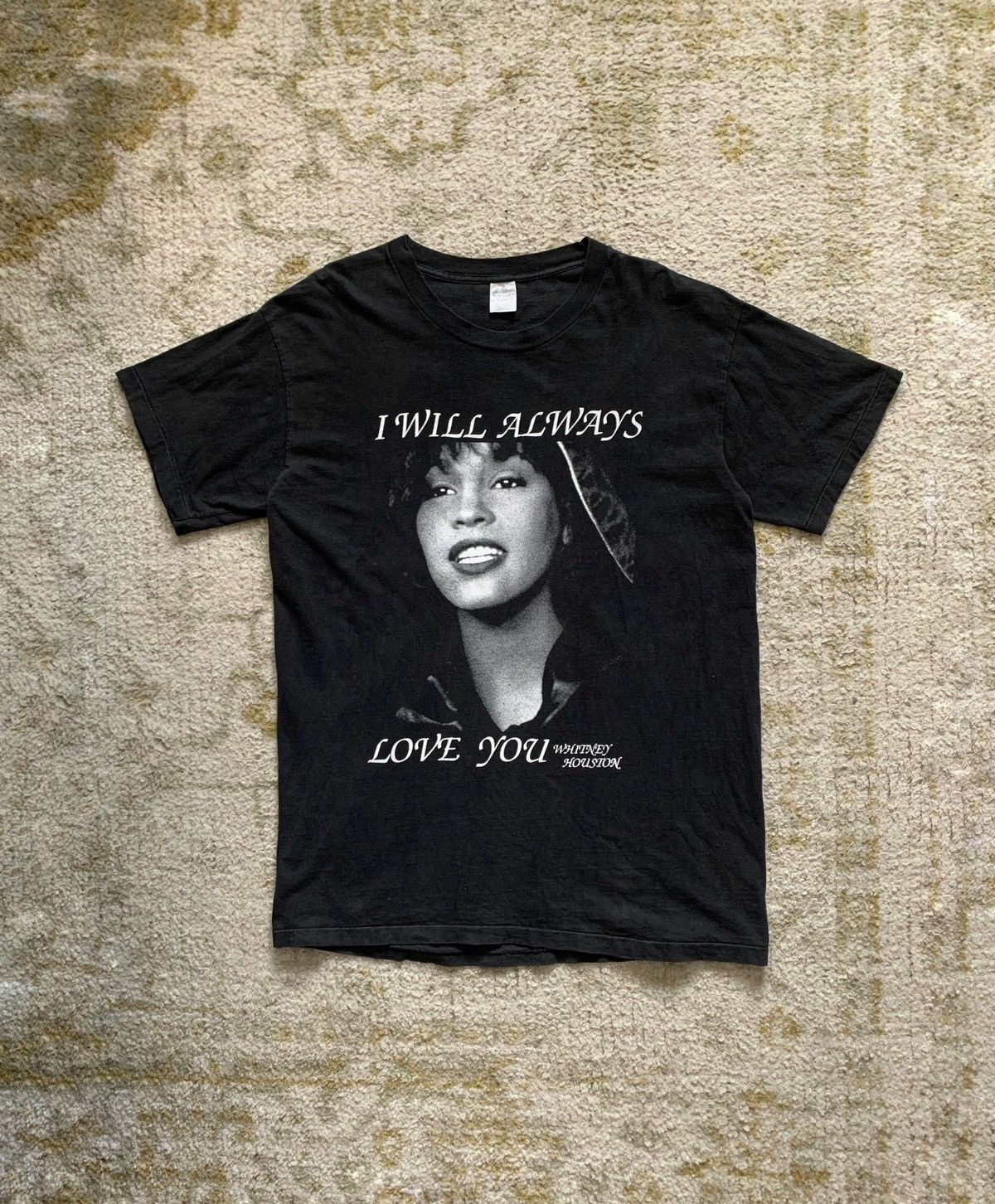 Band Tees × Rap Tees × Vintage Vintage 90’s Rare Whitney Houston I Will Always Love Rap Tee Size US XL / EU 56 / 4 - 1 Thumbnail