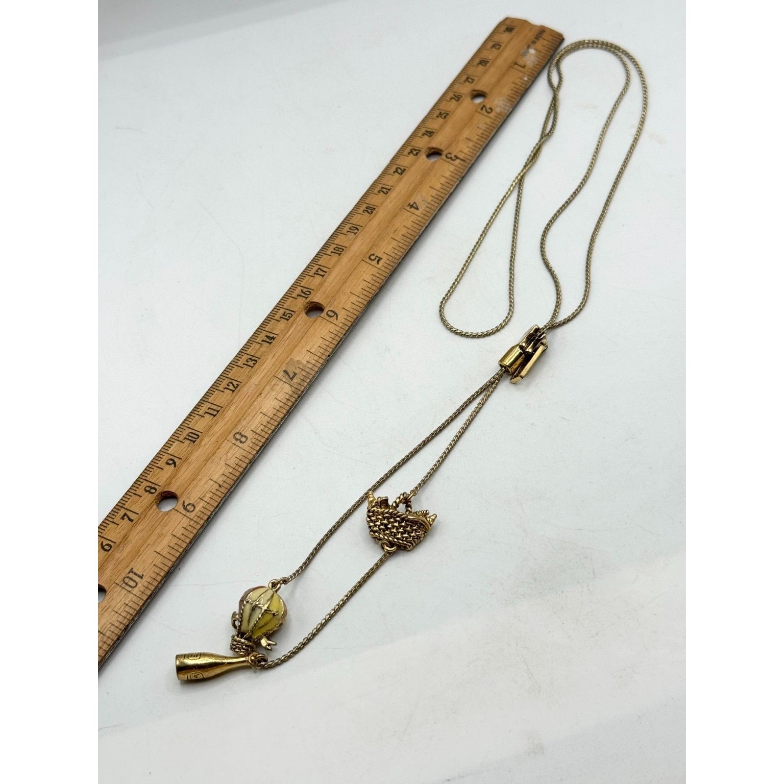 Other Vintage wine, picnic basket, enamel hot air balloon zipper n Size ONE SIZE - 3 Thumbnail