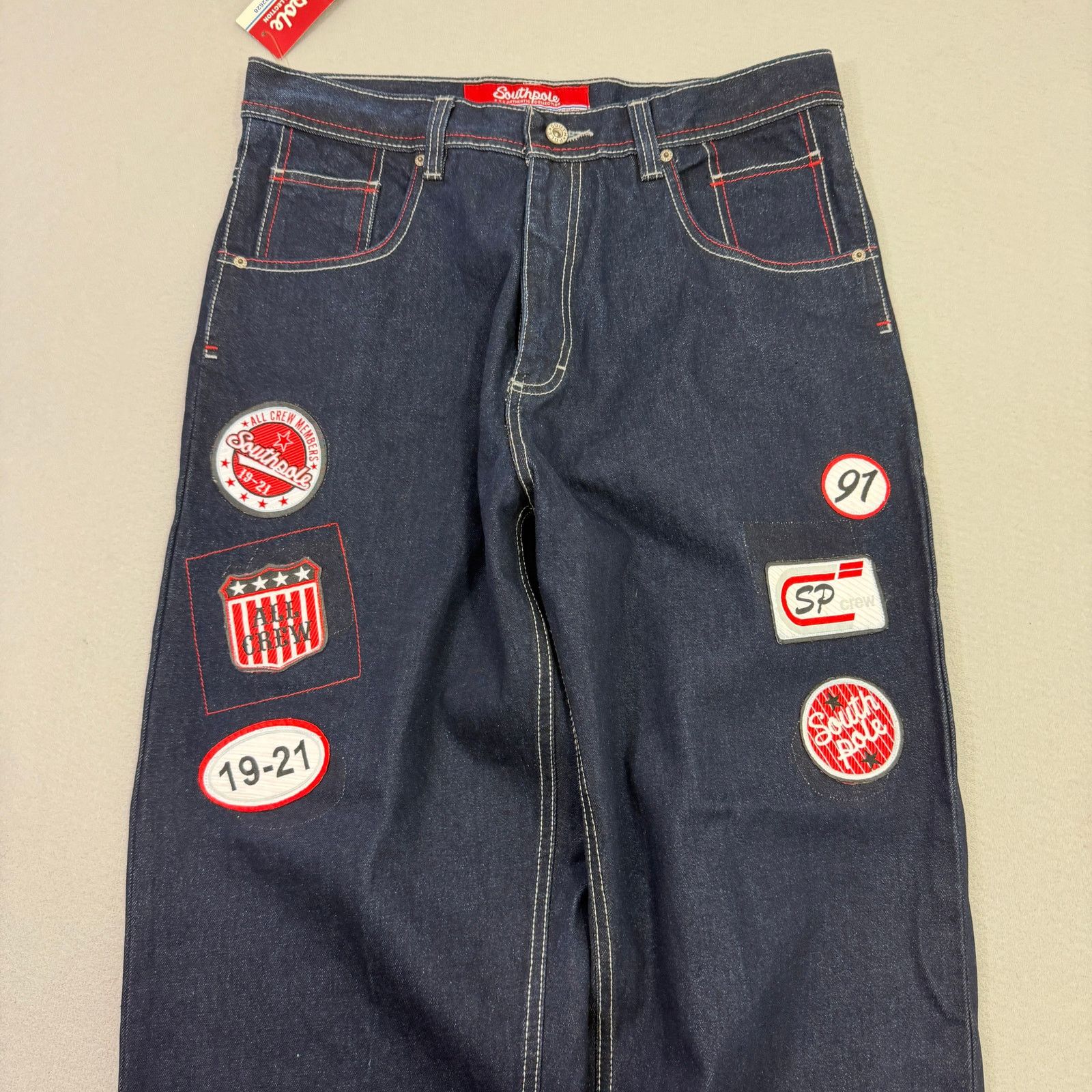 Southpole Vintage Southpole Jeans 36 (Fits 36x30) Blue Loose Baggy NEW Size US 36 / EU 52 - 2 Thumbnail