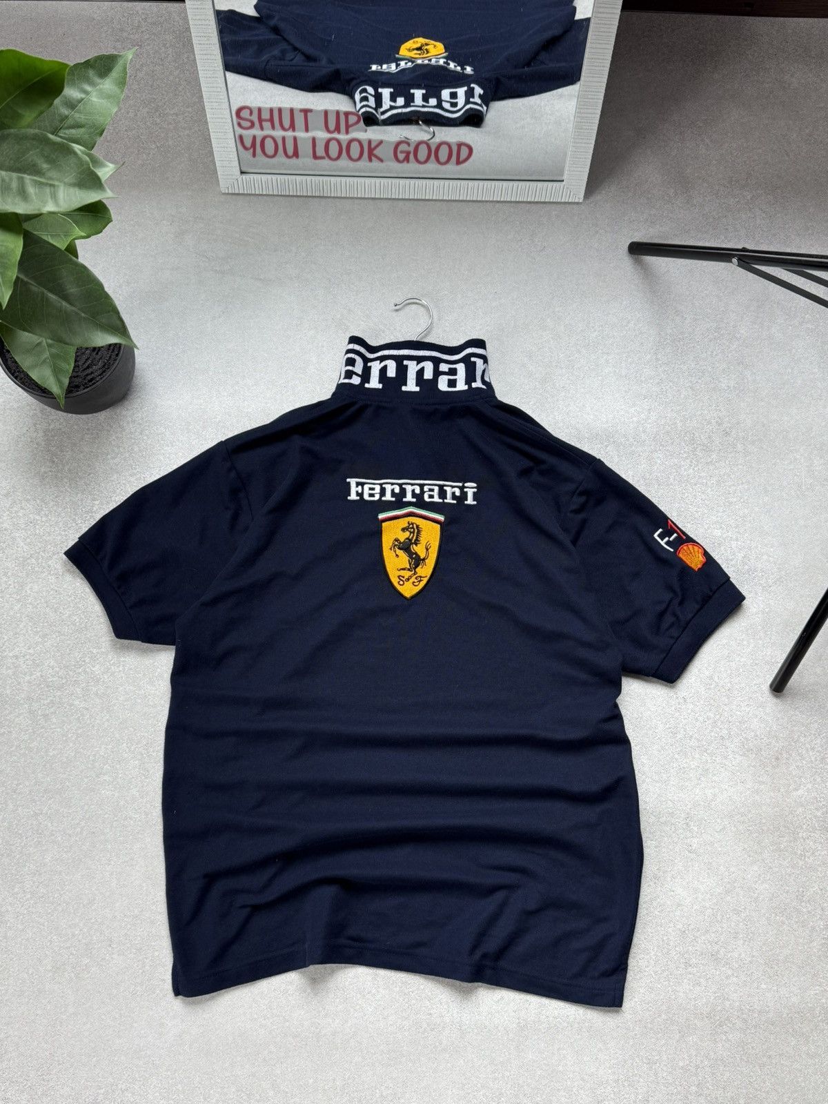 Ferrari F1 Ferrari Vintage Racing Polo Shirt Men’s Blue 90s Big Logo Size US L / EU 52-54 / 3 - 2 Thumbnail
