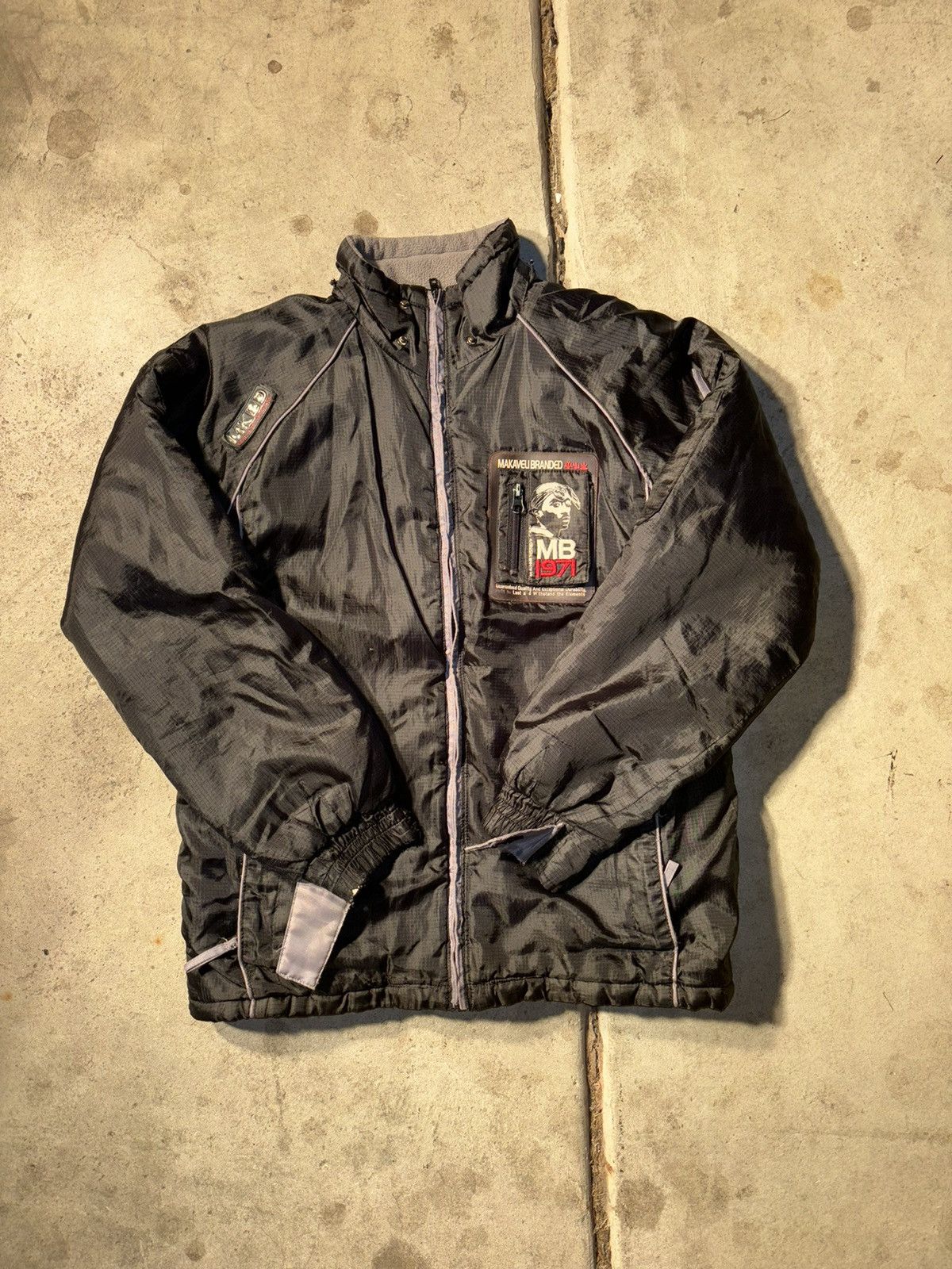 Makaveli Rap Tees Vintage Vintage Rap Tupac Shakur Makaveli Branded Men s jacket Grailed