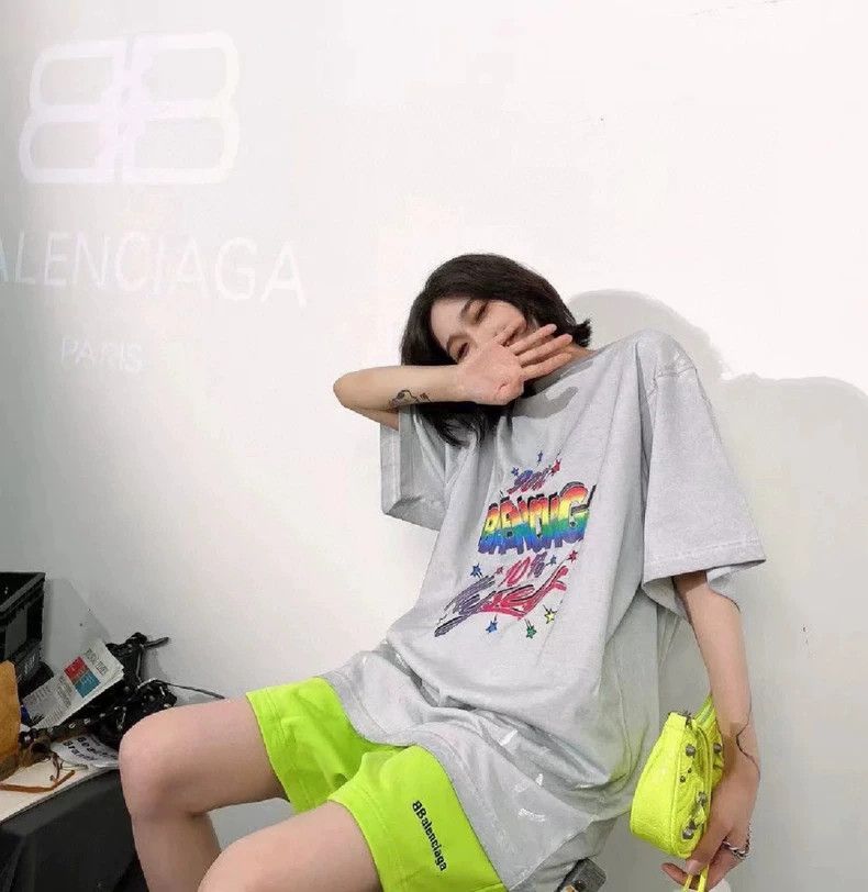 Other Balenciaga Monogrammed logo printed short sleeve T-shirt Size US XS / EU 42 / 0 - 6 Thumbnail