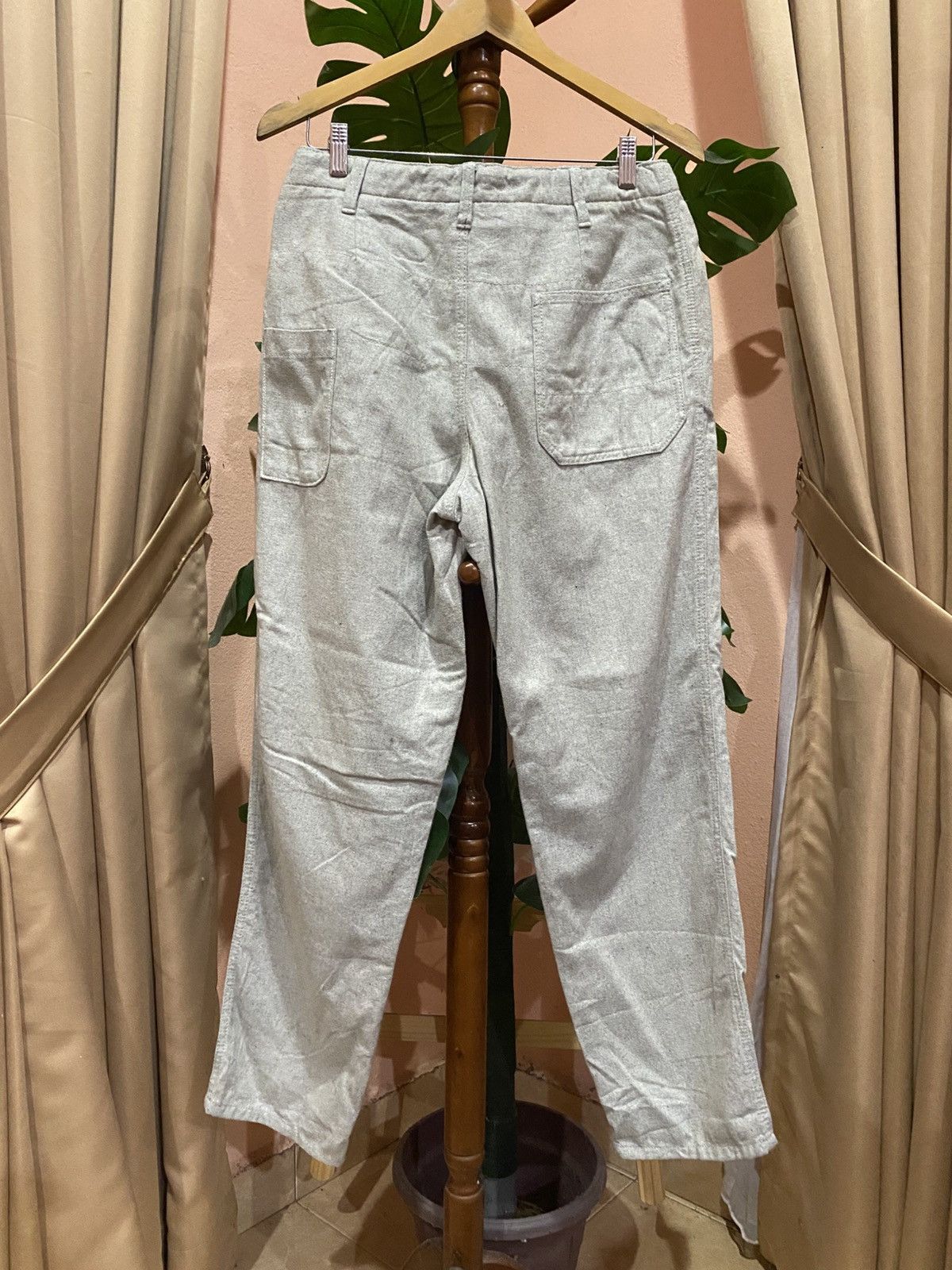 Other Clip.tab Marine Pêche French Work-Inspired Grey Trousers Size 30" / US 8 / IT 44 - 10 Thumbnail