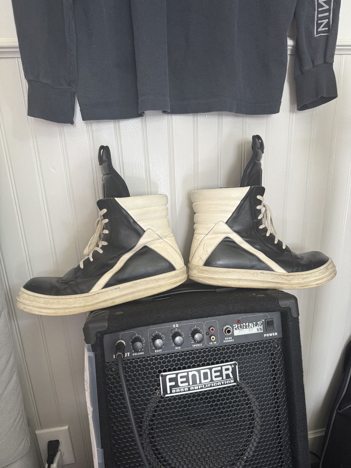 Rick Owens rick owens geobaskets Size US 12 / EU 45 - 7 Thumbnail