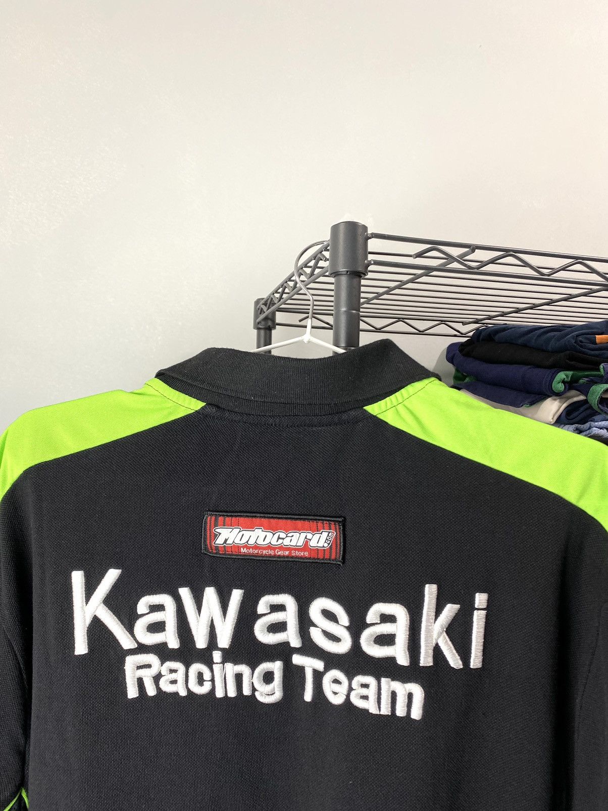 Japanese Brand 2000s Vintage Kawasaki Ninja Racing T Shirt Elf Pirelli Size US XXL / EU 58 / 5 - 9 Thumbnail