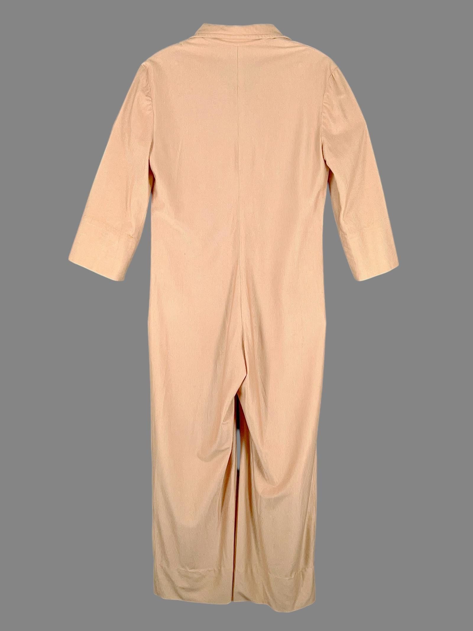 Designer Vintage Jumpsuit Utility Leisure 60 70s Disco L Size ONE SIZE - 3 Thumbnail
