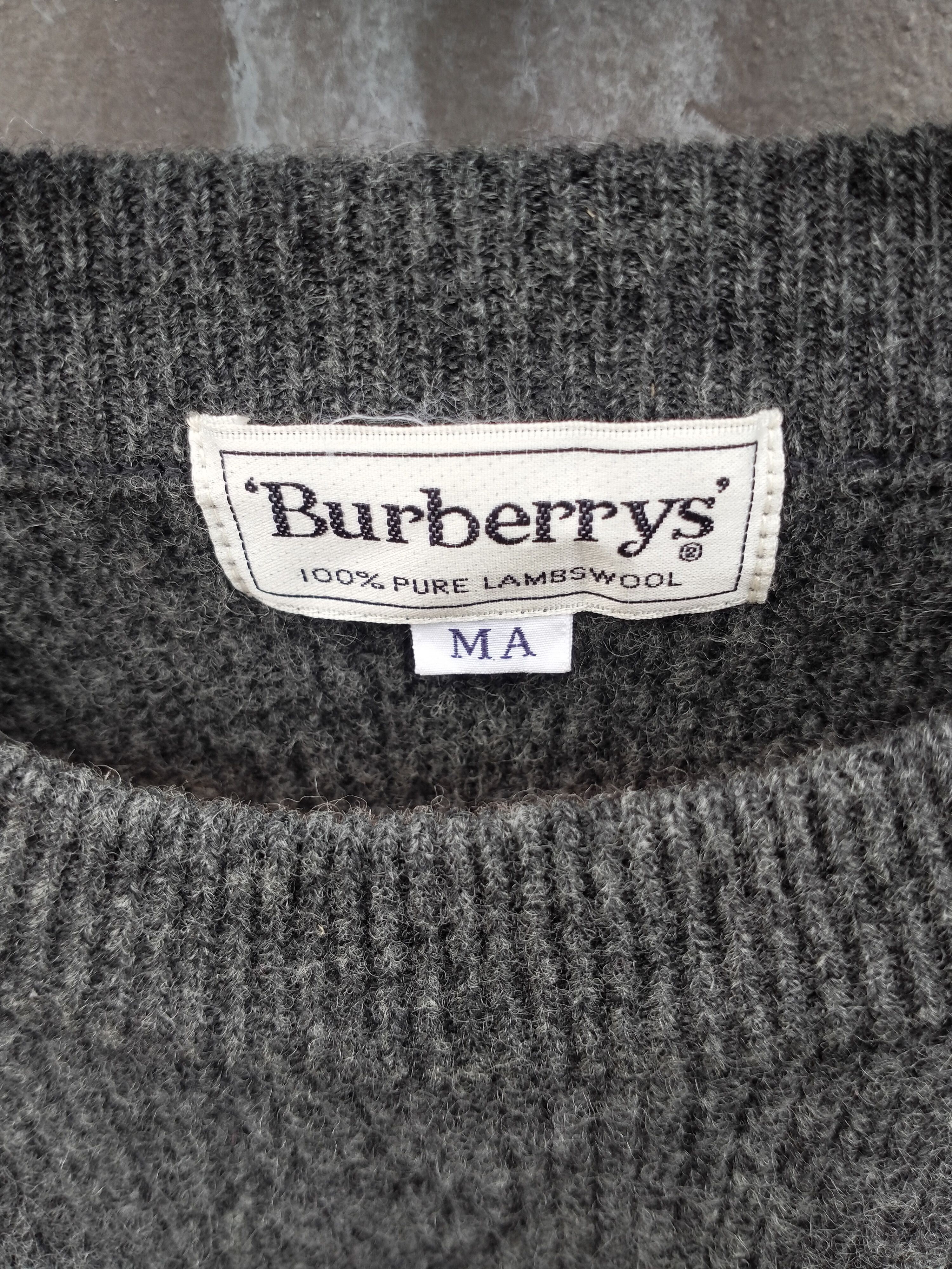 Burberry × Vintage Vintage Burberrys Lambswool Sweater Size US M / EU 48-50 / 2 - 4 Thumbnail