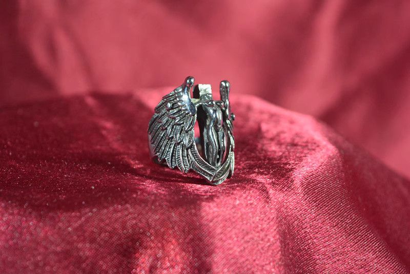 Jewelry Dark Jewelry Rings Open Size Chrome Ring (Size 7-13) Size ONE SIZE - 2 Thumbnail