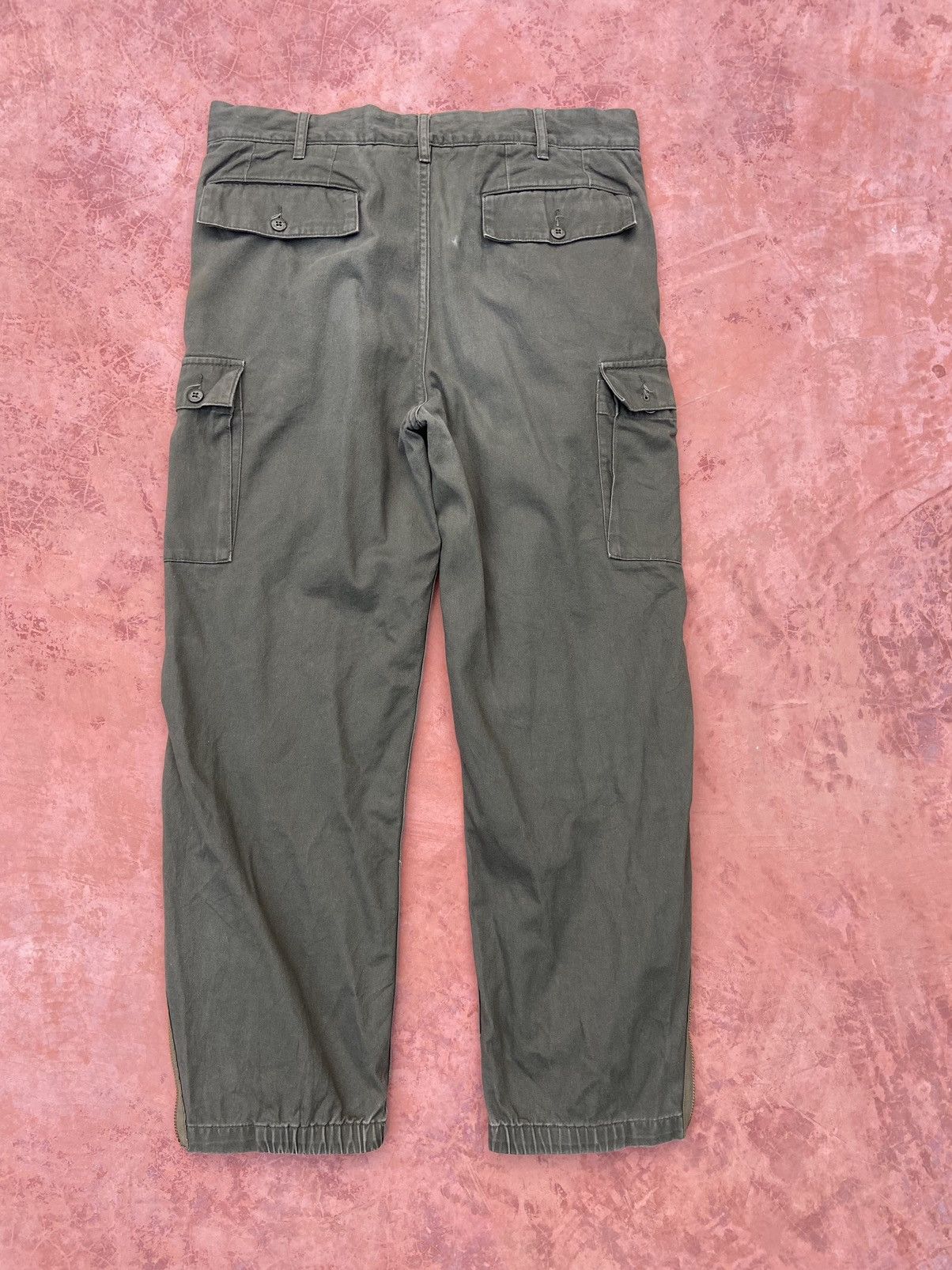 Japanese Brand Back Number military cargo pants parachute Size US 34 / EU 50 - 5 Thumbnail