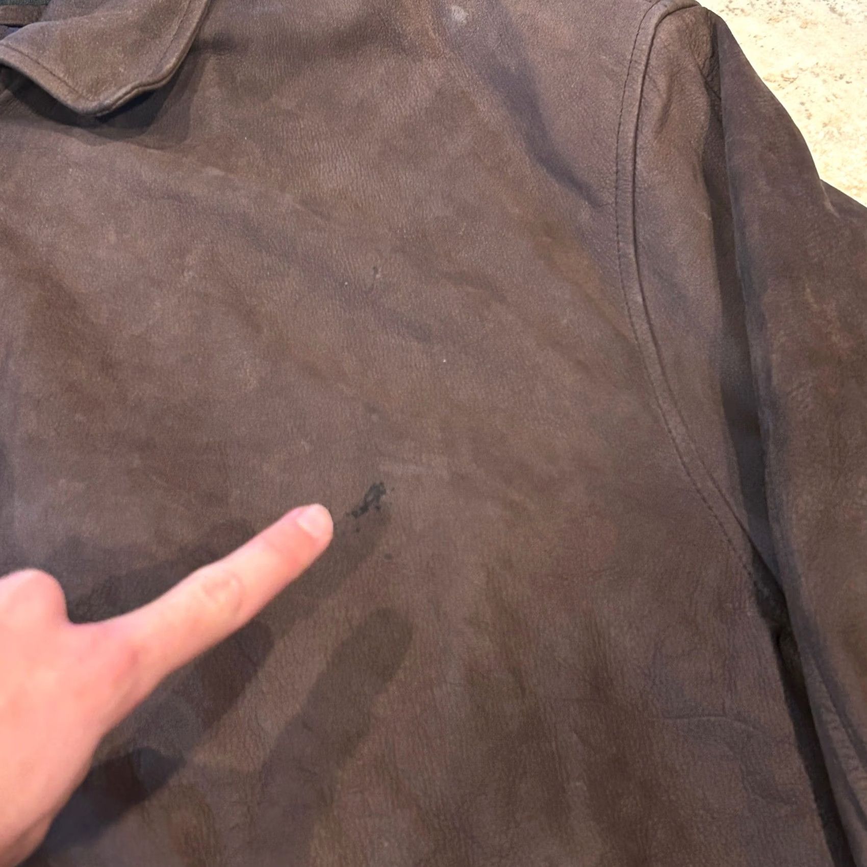 Baracuta Jacket Mens 3xl Brown Leather Bomber Full Zip Collared Quilt Lined, Men's (Size Xxl) — image 5 of 6