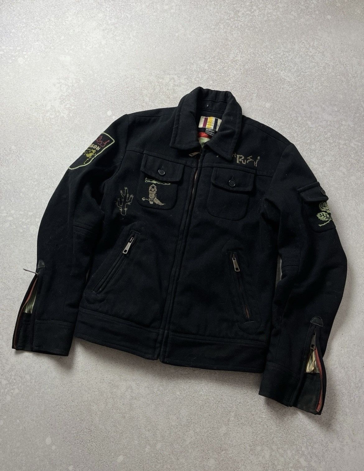 Diesel Vintage Diesel Bandits Wool Acrylic Polyester Jacket Men’s Size US S / EU 44-46 / 1 - 1 Thumbnail