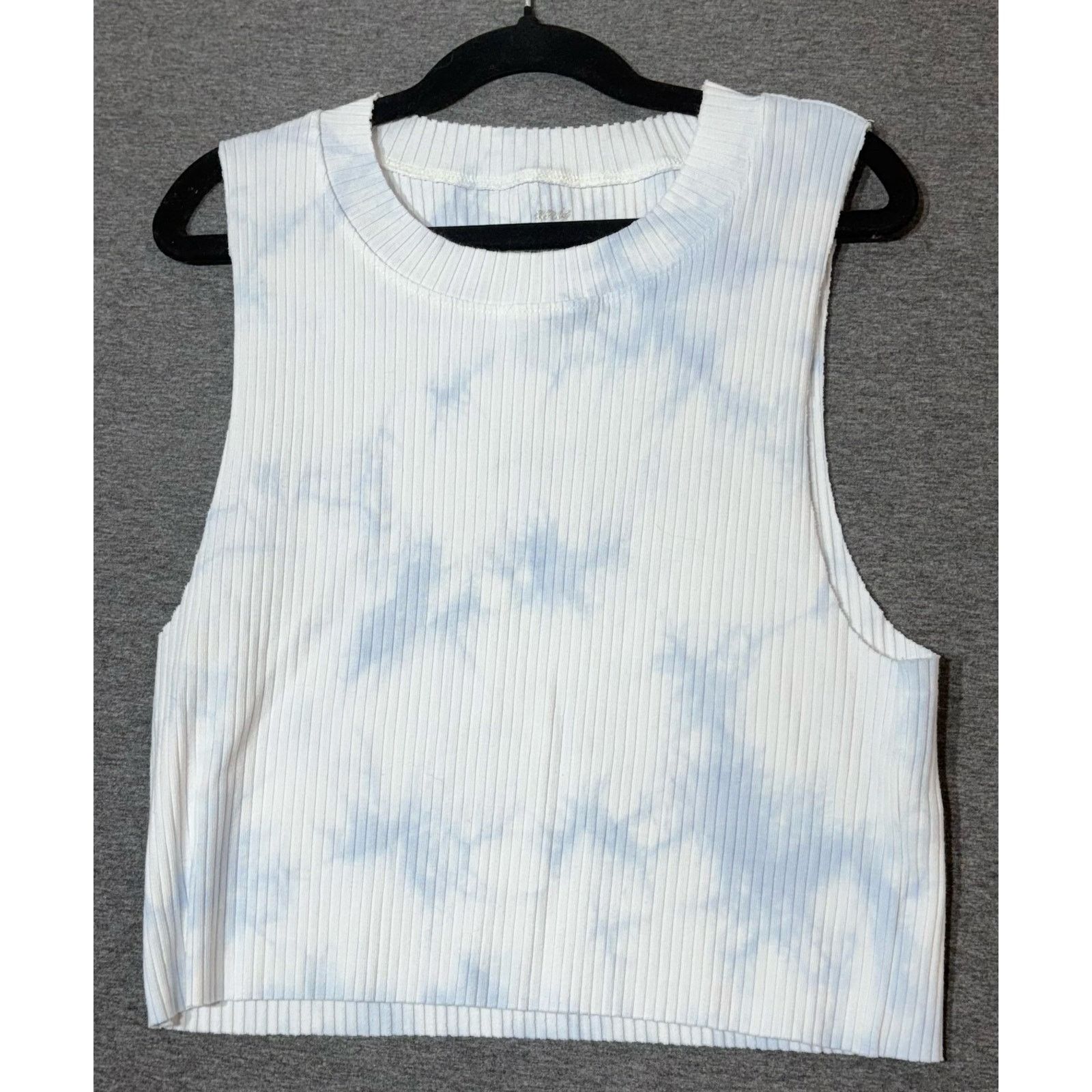 Other Aerie | Women's Juniors Sleeveless Ribbed Crop Top | Large Size L / US 10 / IT 46 - 1 Thumbnail