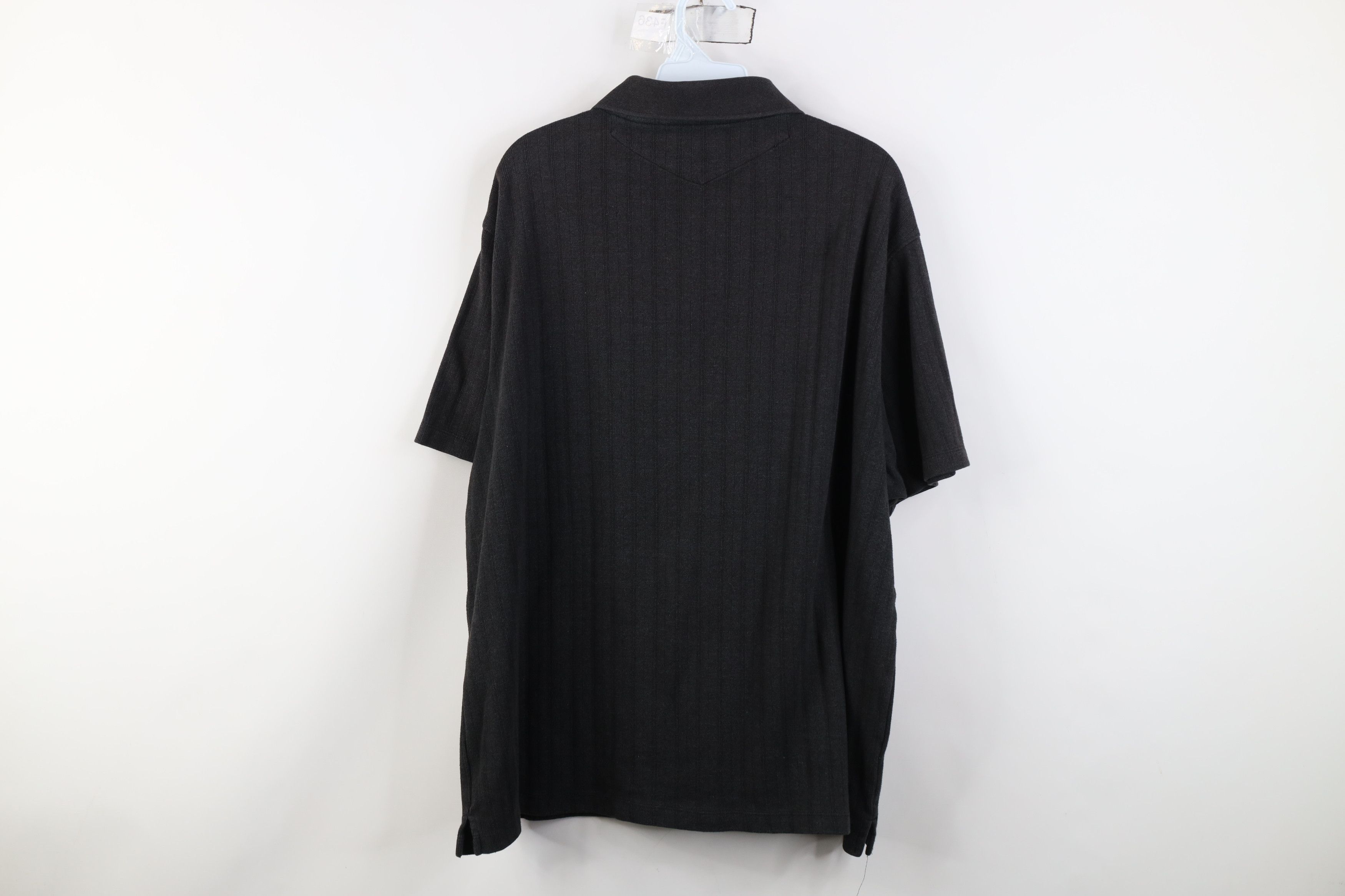Pierre Cardin Vintage 90s Pierre Cardin Collared Polo Shirt Charcoal Gray Size US XXL / EU 58 / 5 - 9 Thumbnail