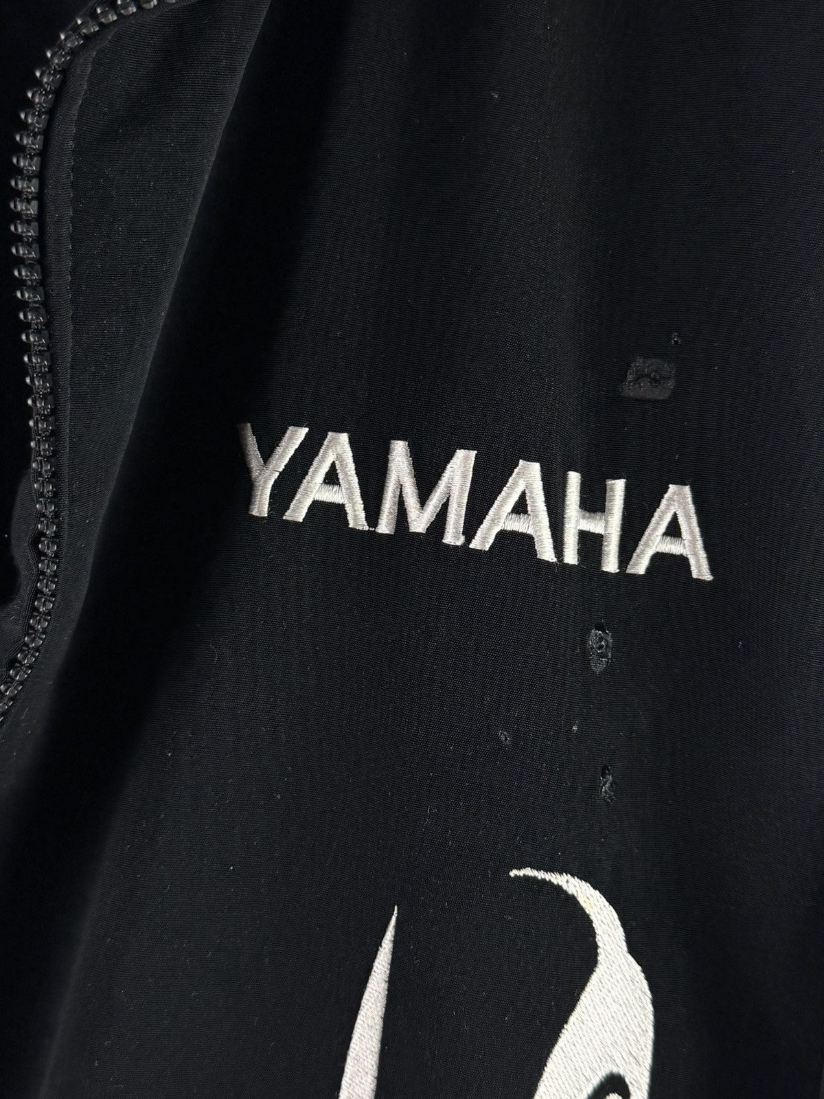 Yamaha Vintage 90s Yamaha Dragstar Motorcycle Team Jacket Black Size US XL / EU 56 / 4 - 8 Thumbnail