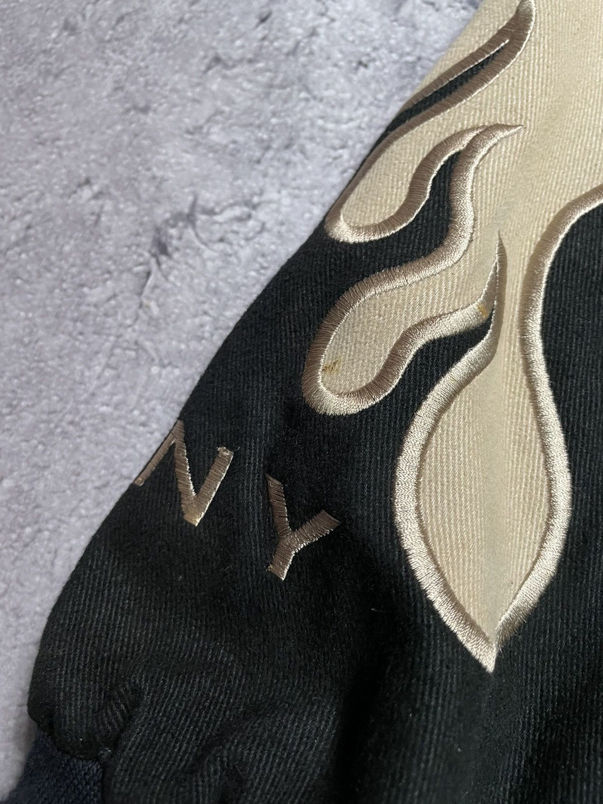 Harley Davidson Vtg 90s OCC Big Logo Racing Bomber Jacket Y2K Biker L Size US M / EU 48-50 / 2 - 7 Thumbnail