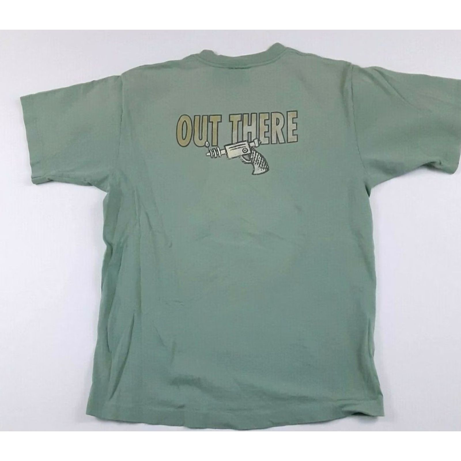 Vintage VINTAGE Marvin the Martian Warner Bros T-Shirt LG Green 90s Mens Short Sleeve Size US L / EU 52-54 / 3 - 7 Thumbnail