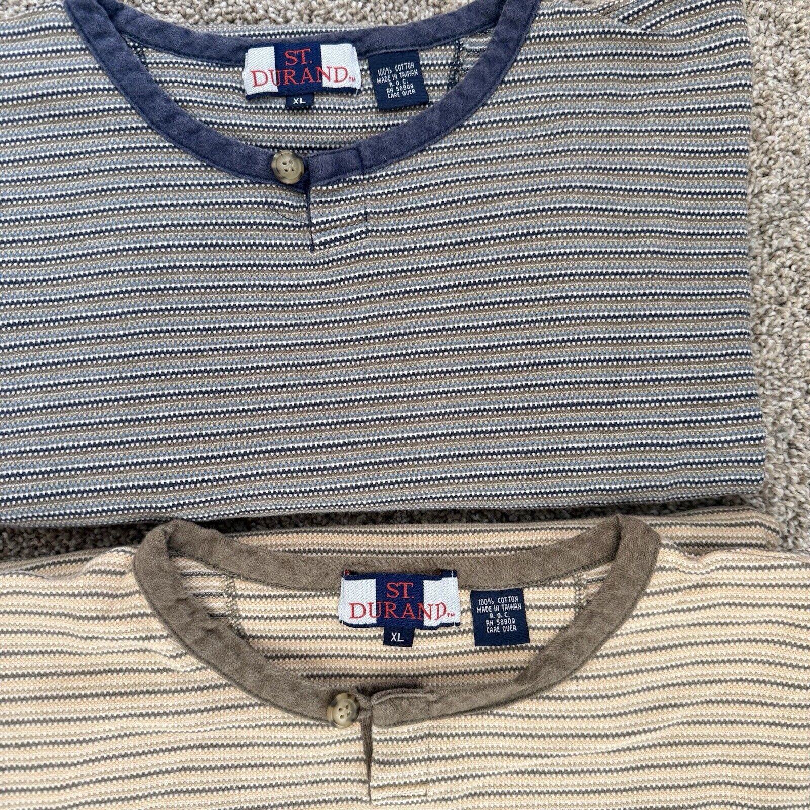 Arizona Jean Co. Men’s Shirt Bundle 3 Henley Short Sleeve Knit XL Size US XL / EU 56 / 4 - 4 Thumbnail