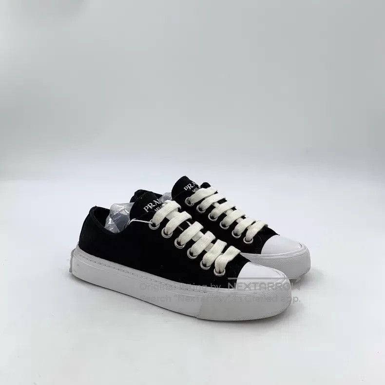 Prada Prada Colour-matched lace-up thick-soled casual shoes Size US 4.5 / IT 34.5 - 2 Thumbnail
